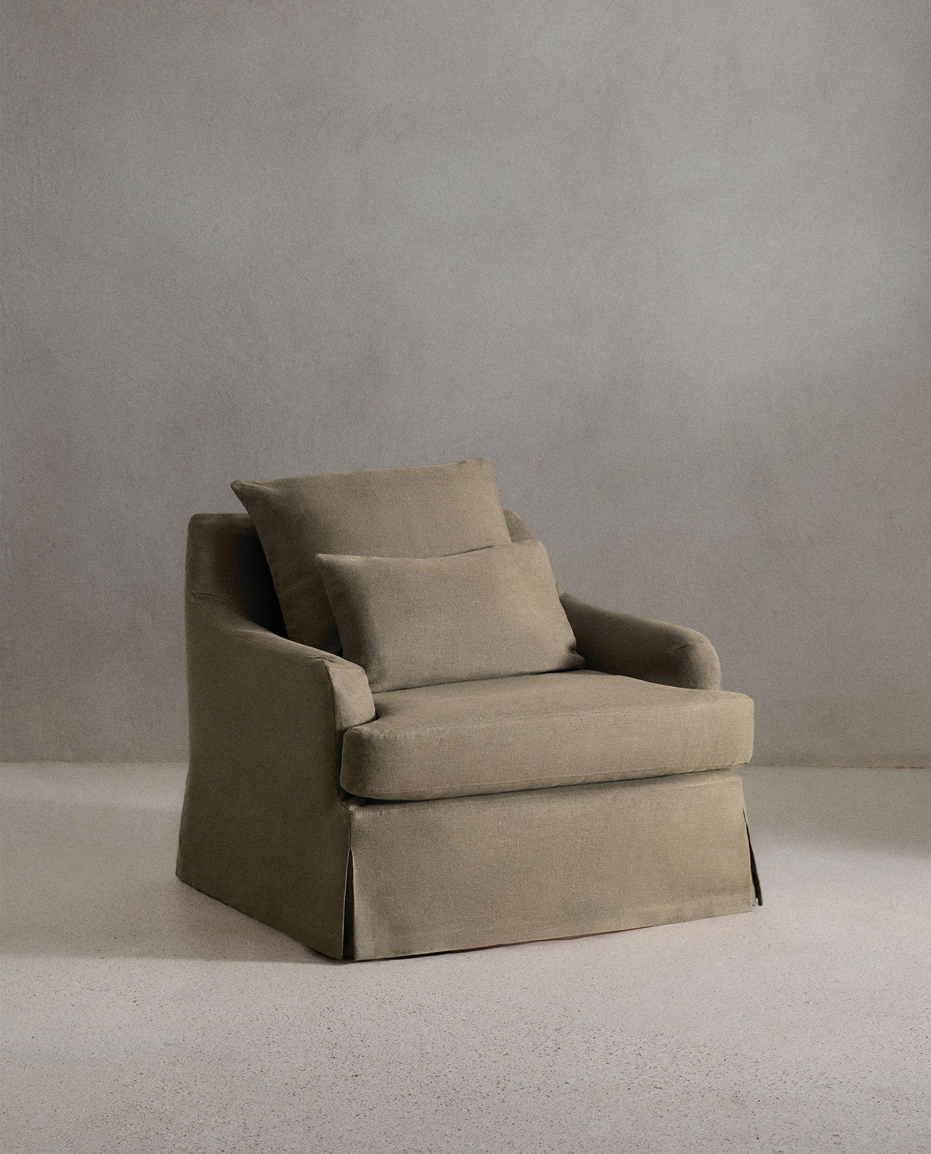 01 Model Modern Konforlu Berjer Tekerlekli Çam İskelet