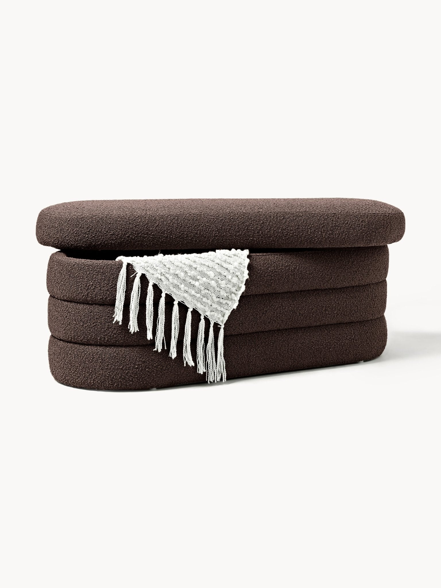 Alto Bouclé Depolama Alanlı Lüks Oturma Bankı 112 cm - Velotti