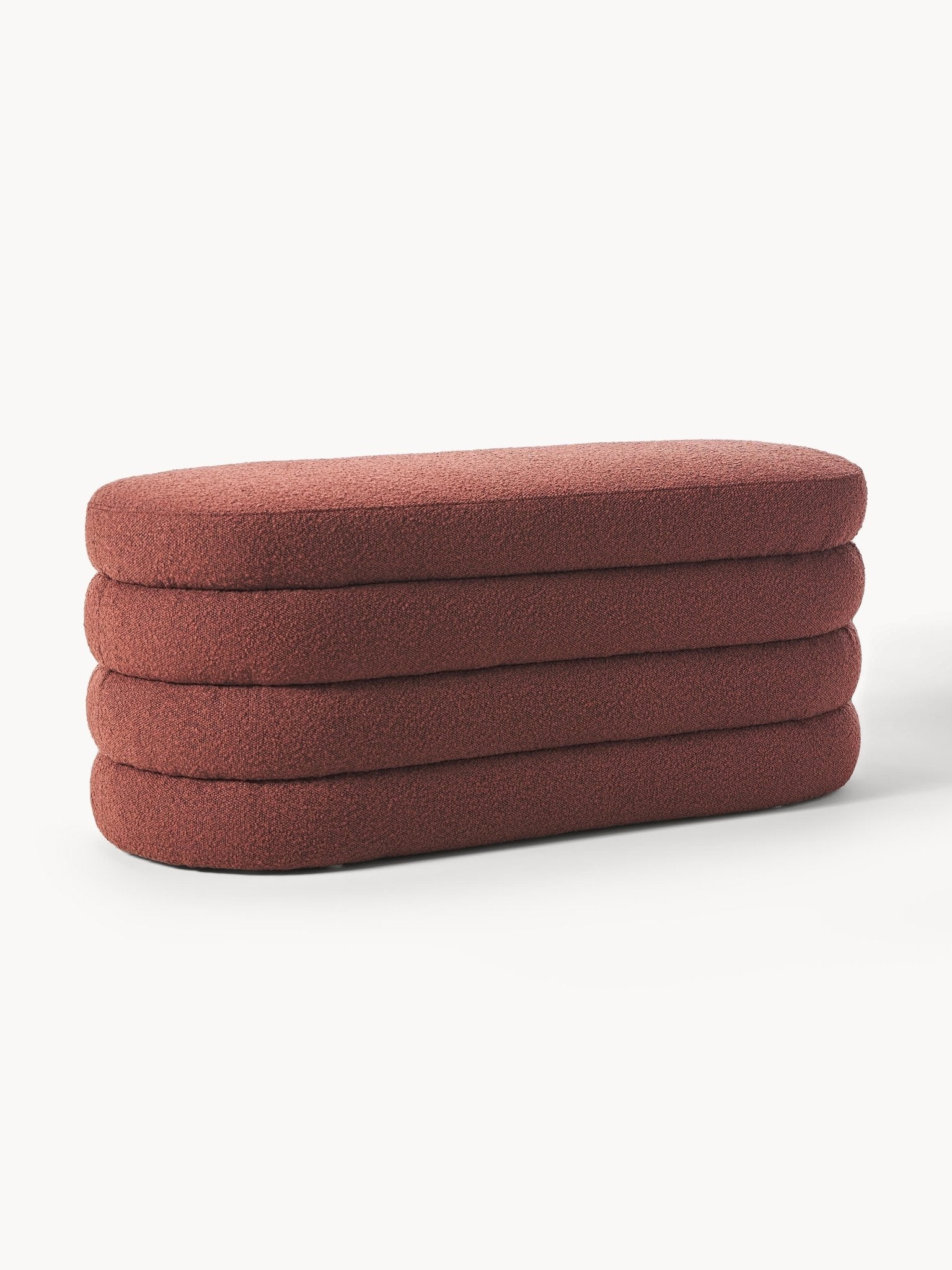 Alto Bouclé Döşemeli Bank - Lüks Makaron Tasarım - Velotti