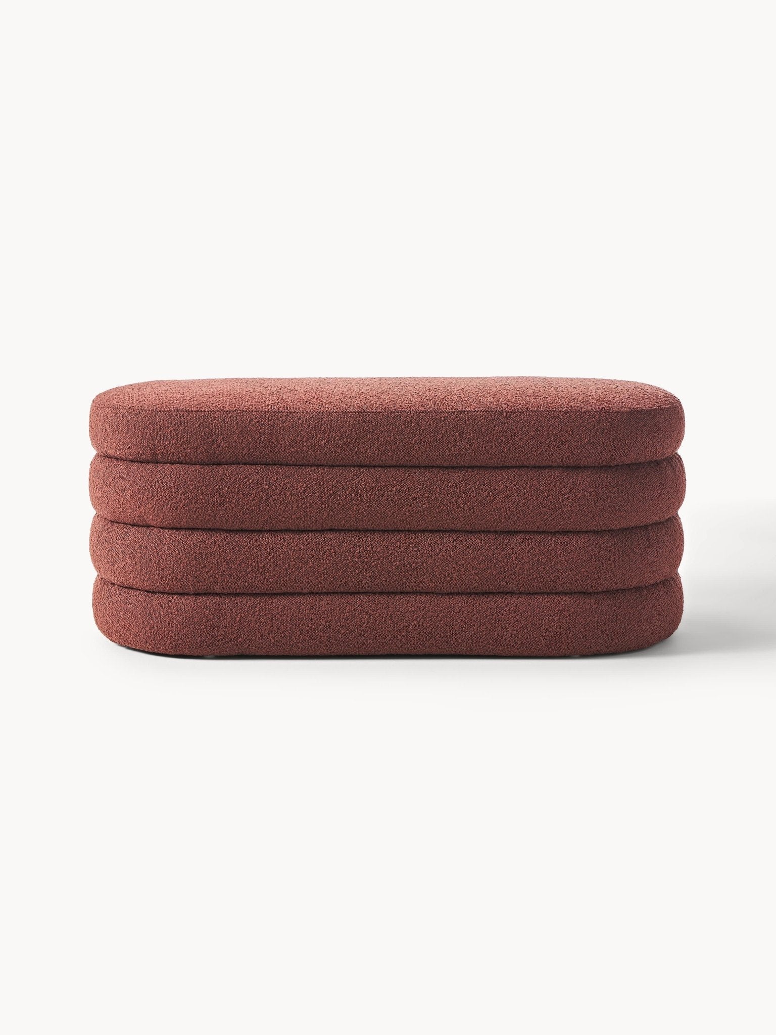 Alto Bouclé Döşemeli Bank - Lüks Makaron Tasarım - Velotti