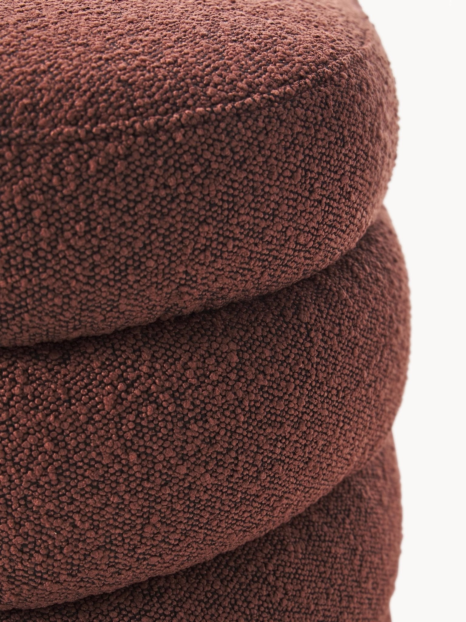 Alto Bouclé Döşemeli Bank - Lüks Makaron Tasarım - Velotti