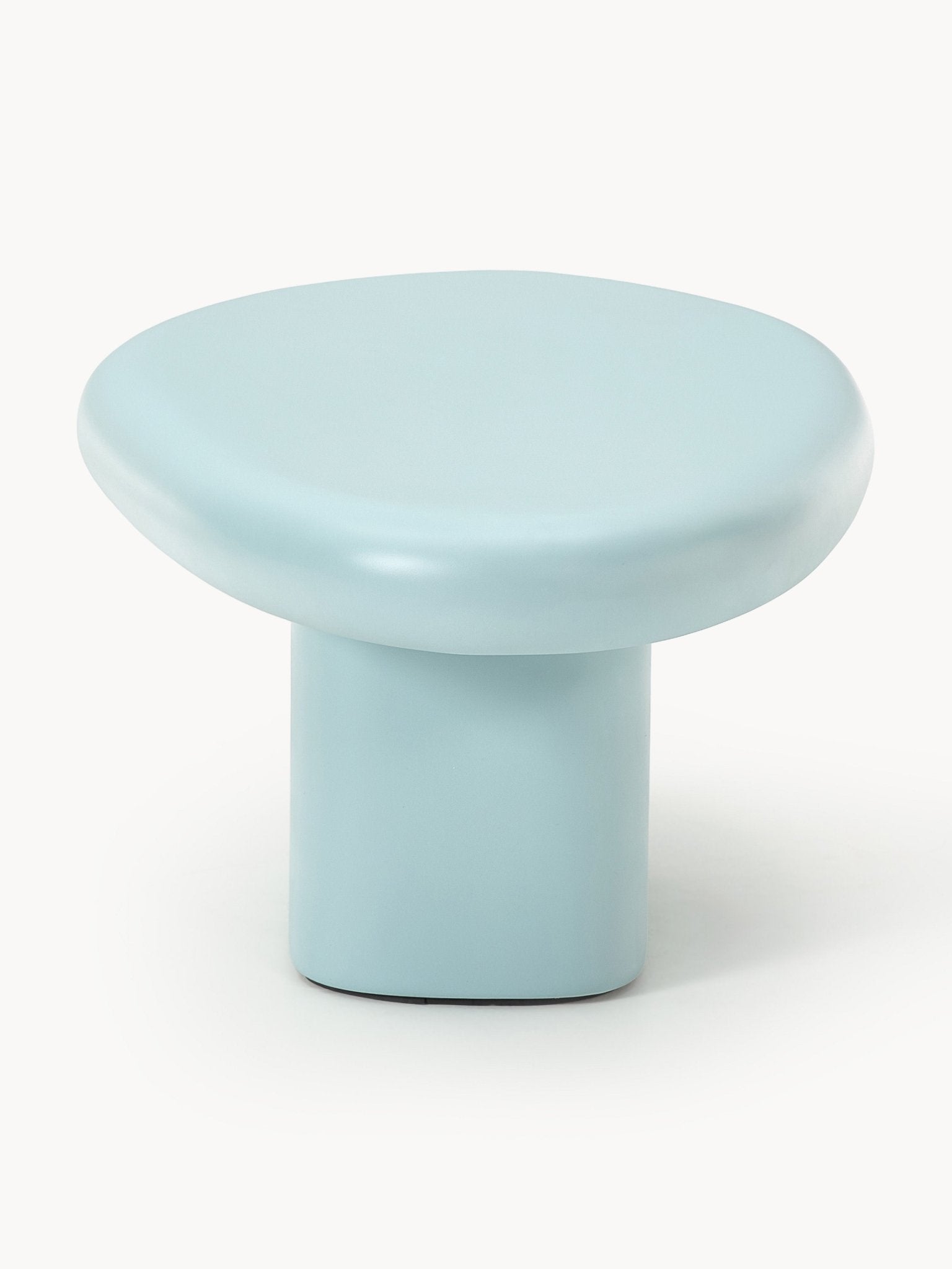 Anaya Modern Organik Tasarım Orta Sehpa Açık Mavi Fiberglas - Velotti