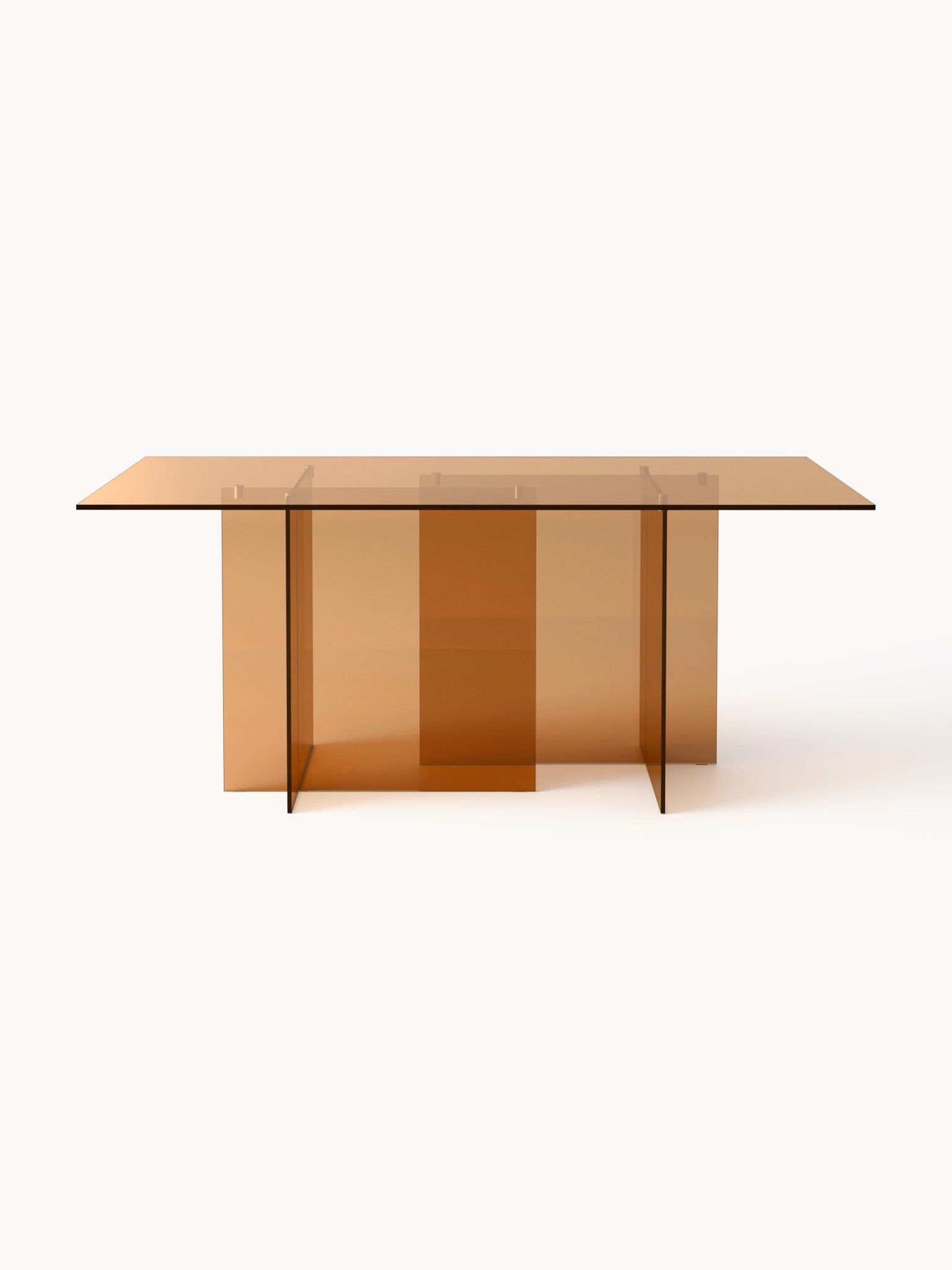 Anouk Cam Yemek Masası 180x90 cm - Velotti