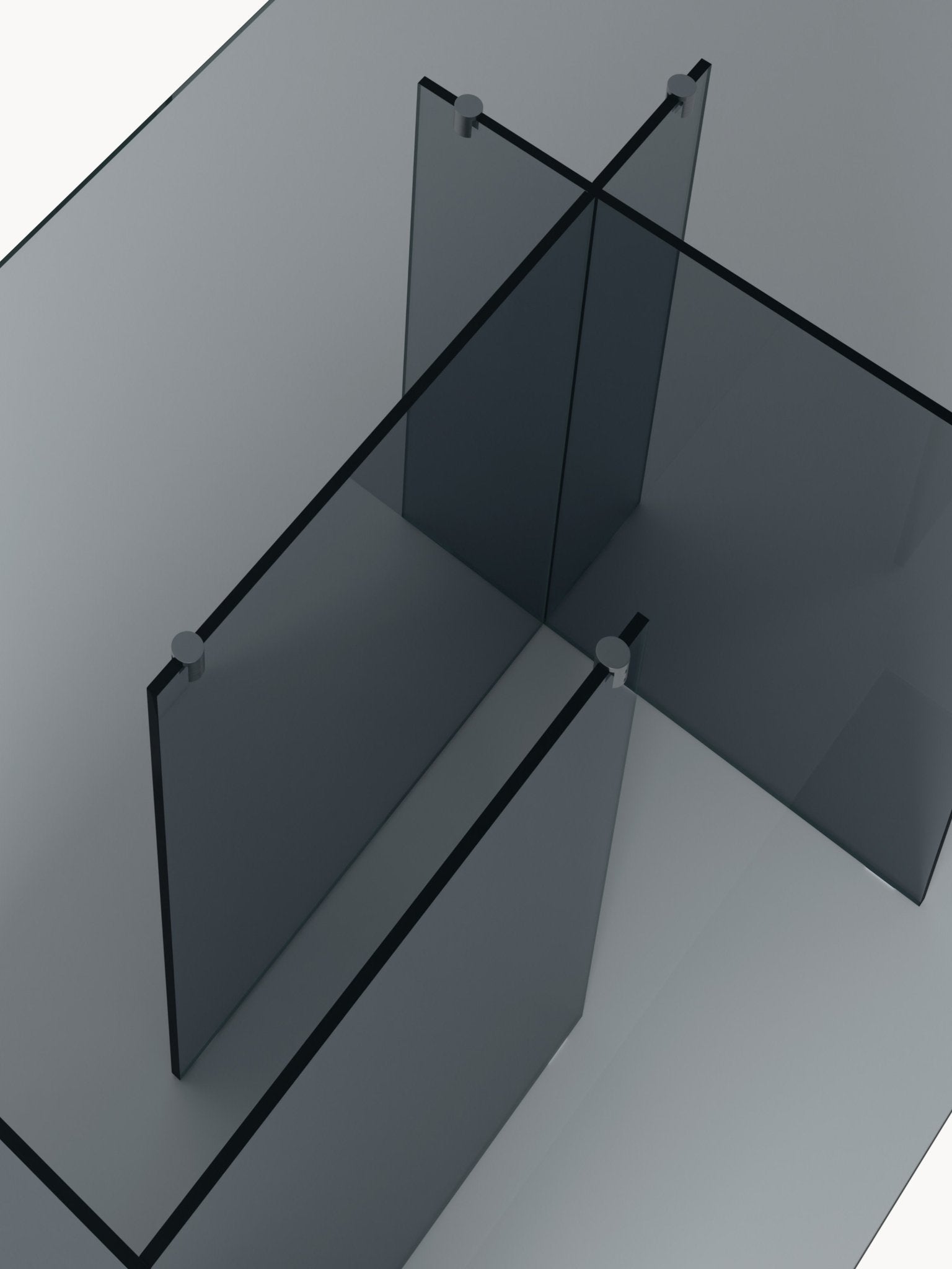 Anouk Modern Cam Yemek Masası 180x90 cm Şık Tasarım - Velotti