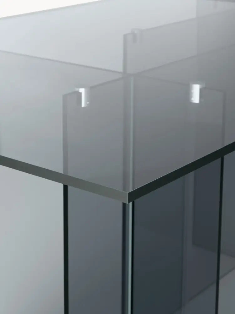 Anouk Modern Cam Yemek Masası 180x90 cm Şık Tasarım - Velotti