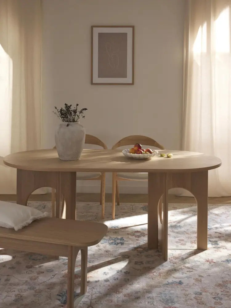 Apollo Oval Yemek Masası Modern Lüks Tasarım 200 cm - Velotti