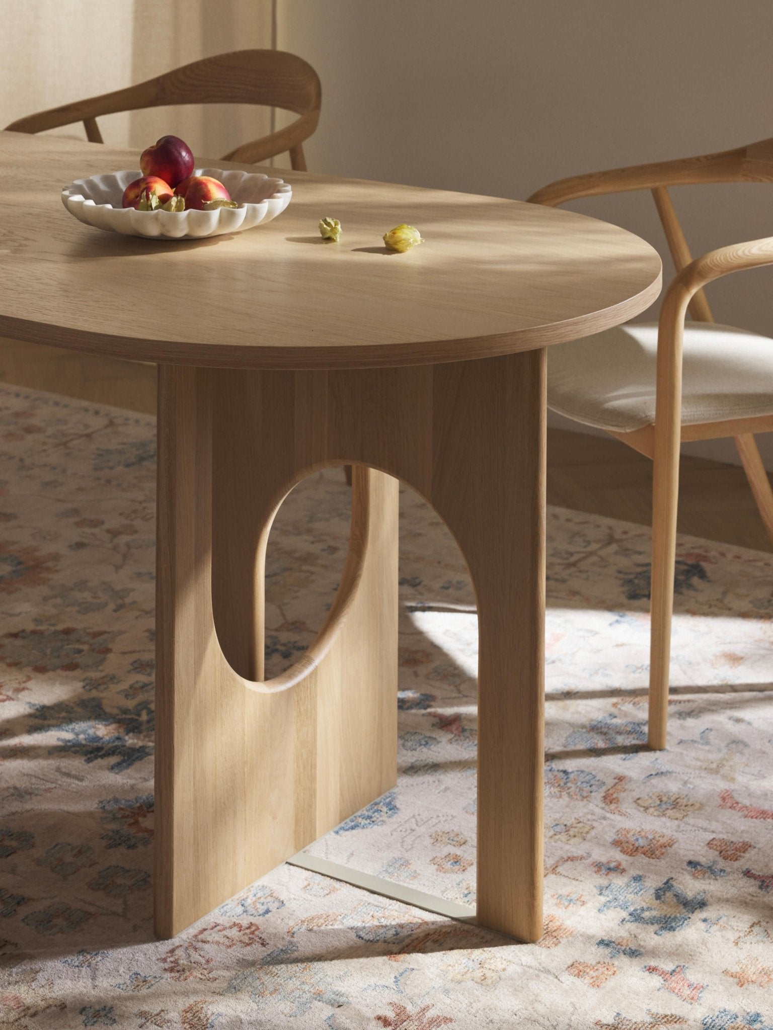 Apollo Oval Yemek Masası Modern Lüks Tasarım 200 cm - Velotti