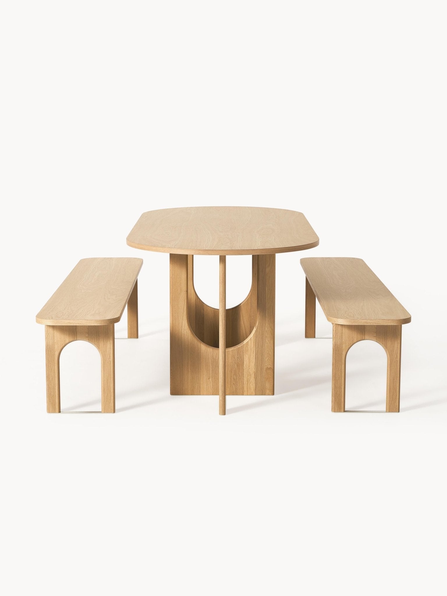 Apollo Oval Yemek Masası Modern Lüks Tasarım 200 cm - Velotti