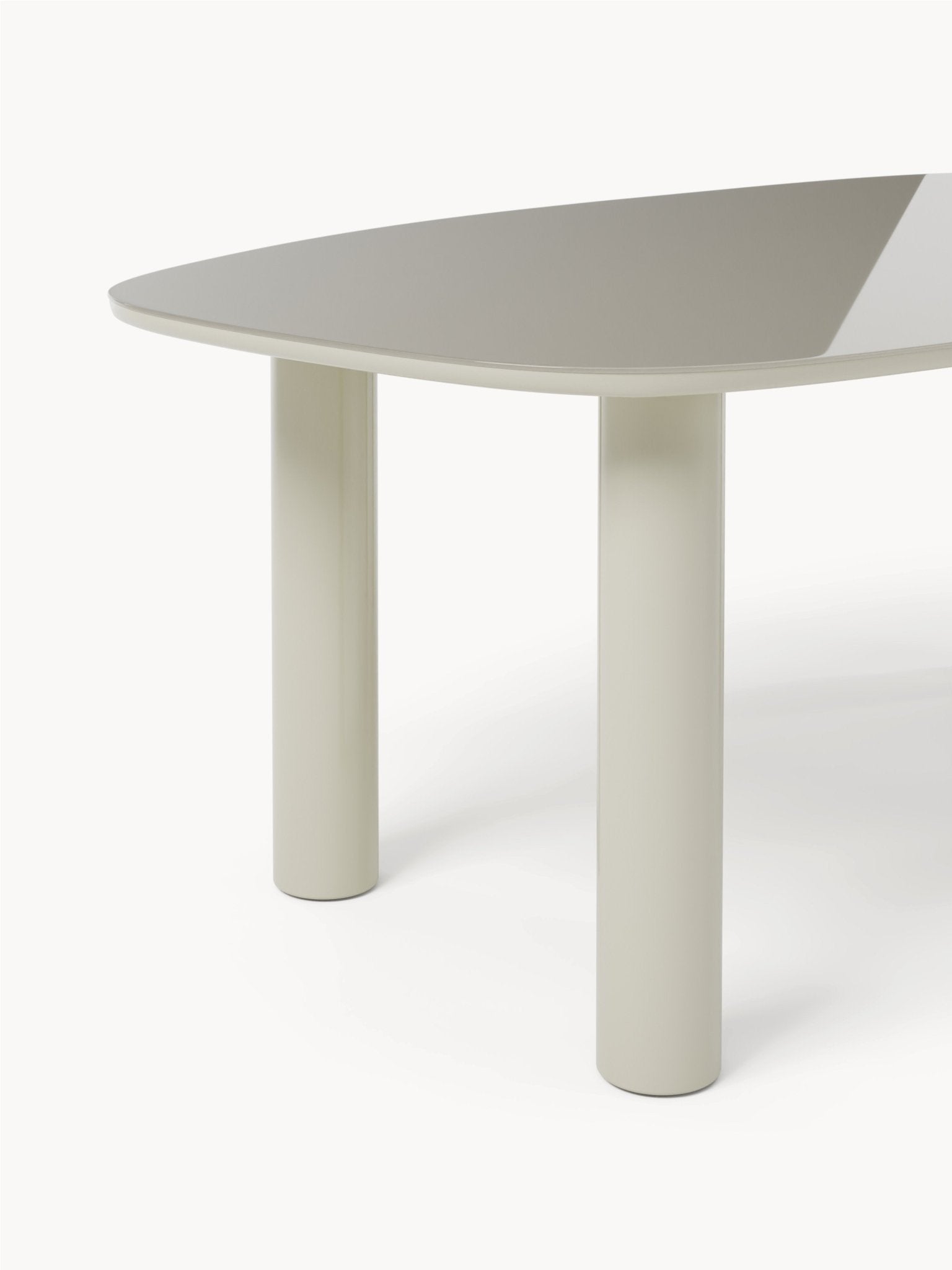 Beni Organik Cam Yemek Masası Modern Lüks Tasarım 200cm - Velotti