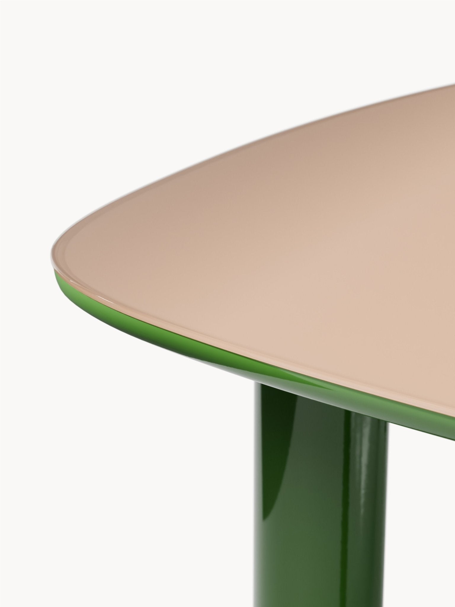 Beni Organik Yemek Masası Cam Üst Tablalı 200x110 cm - Velotti
