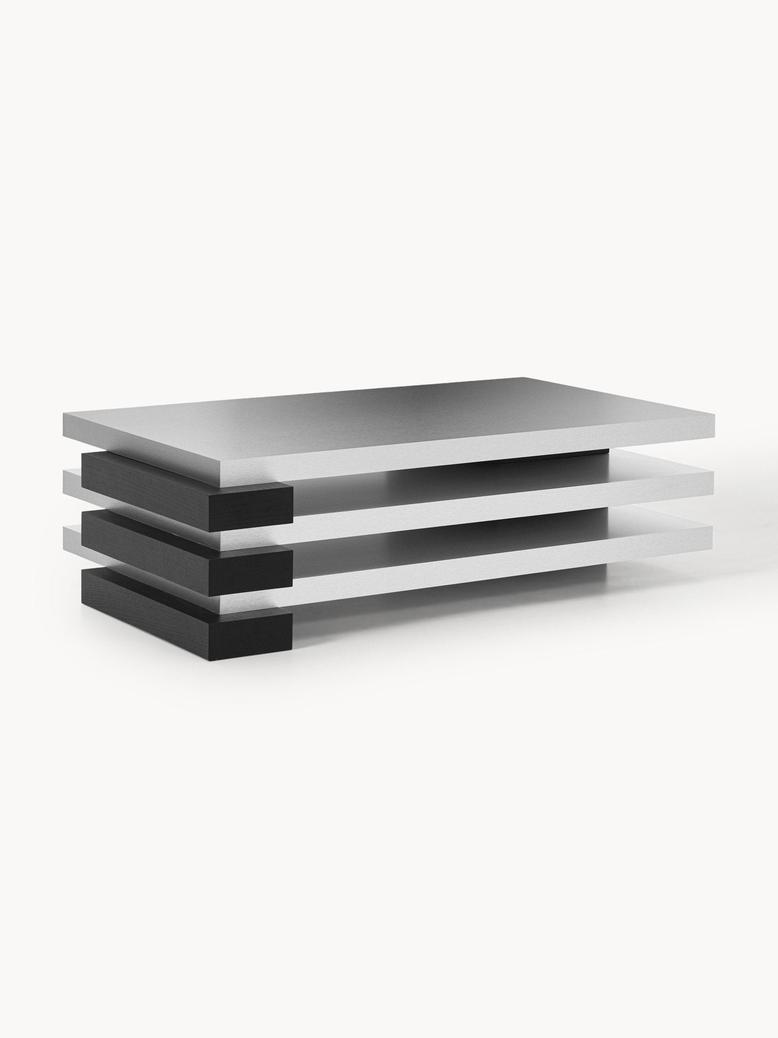 Blok Katmanlı Modern Orta Sehpa 120 cm - Velotti