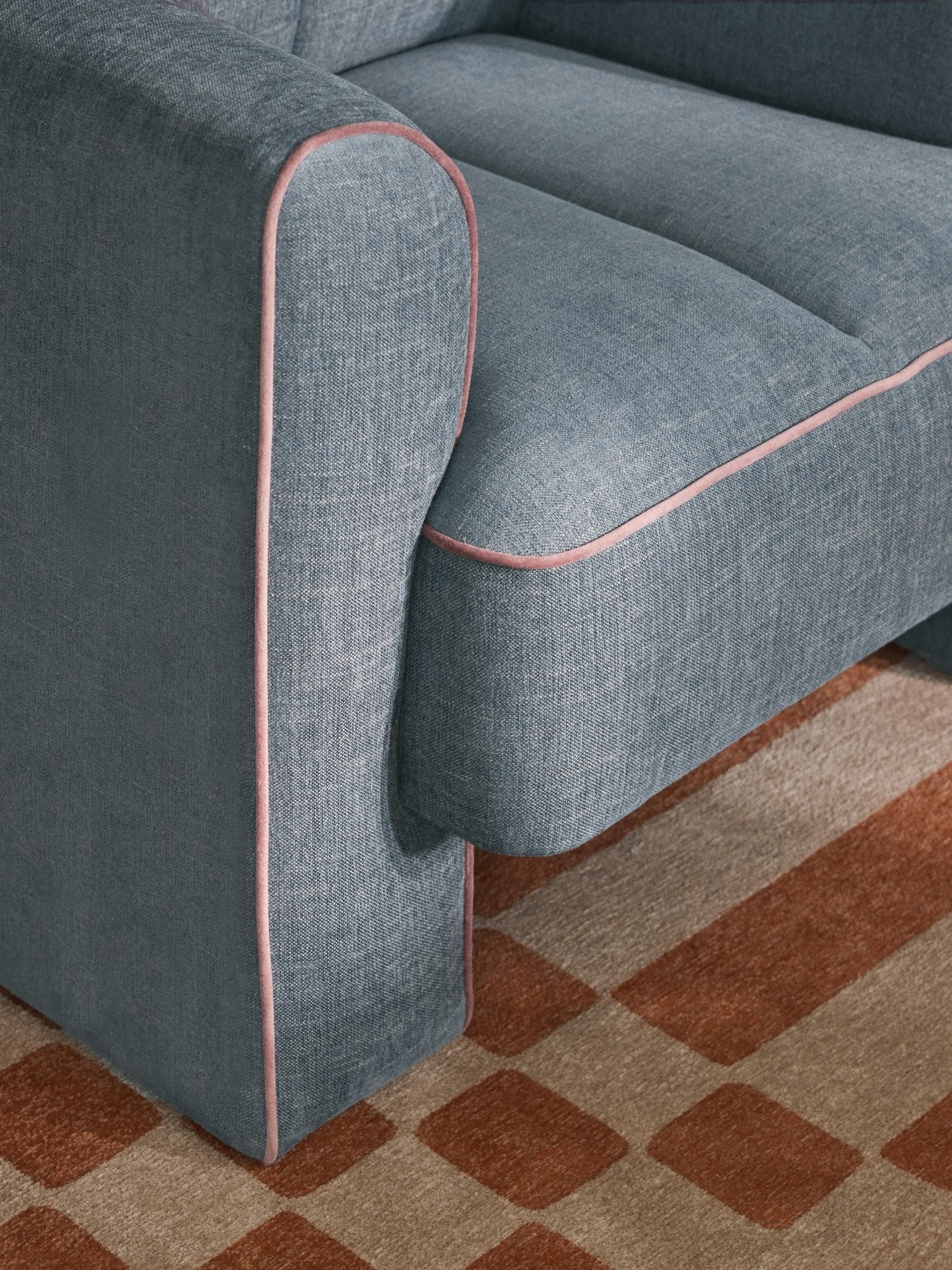 Bobi Modern Tasarım Dinlenme Koltuğu Yuvarlak Formlu Kumaş Kaplama - Velotti