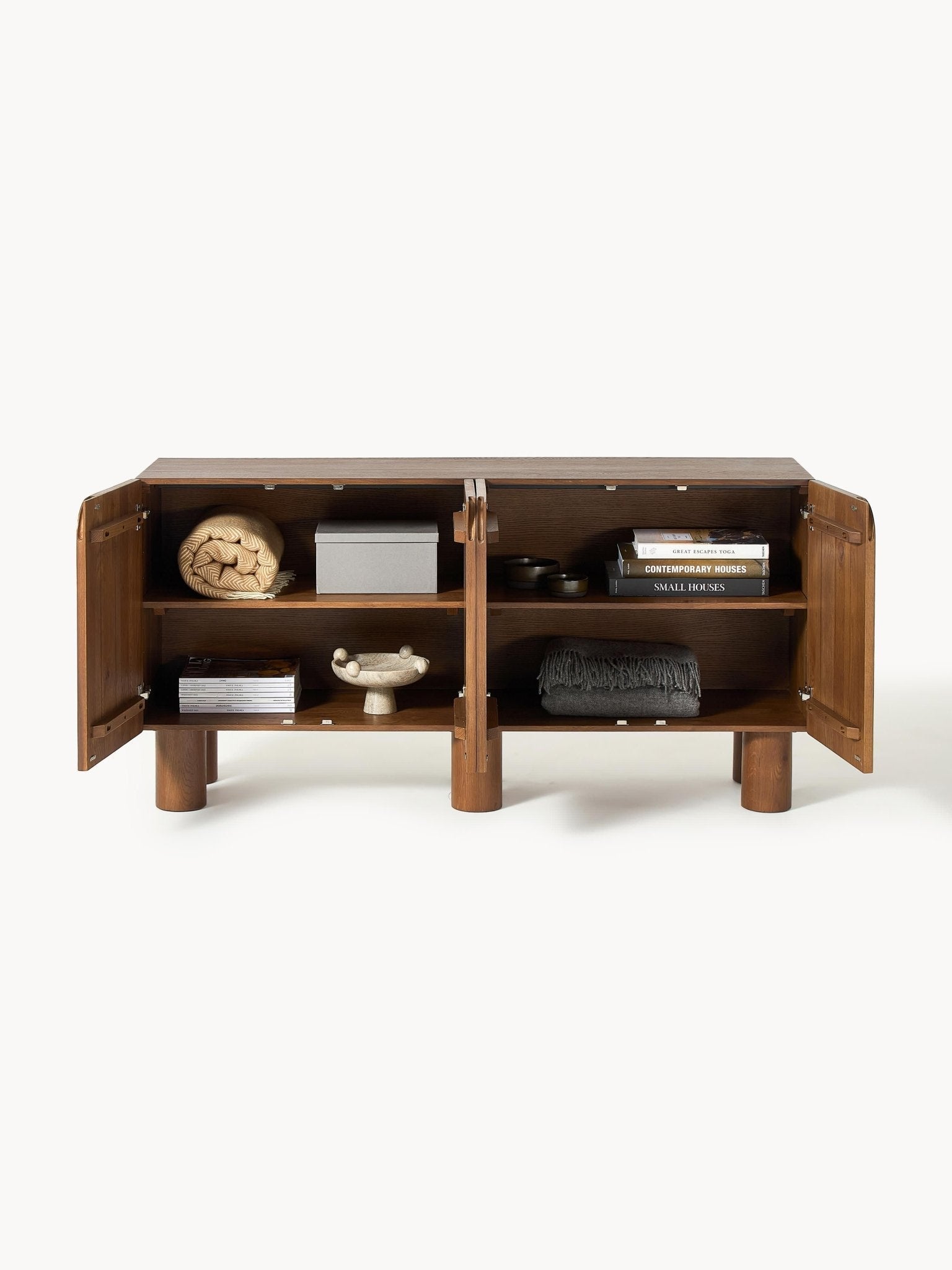 Cadi Masif Meşe Ahşap Dressoir 160 cm - Velotti