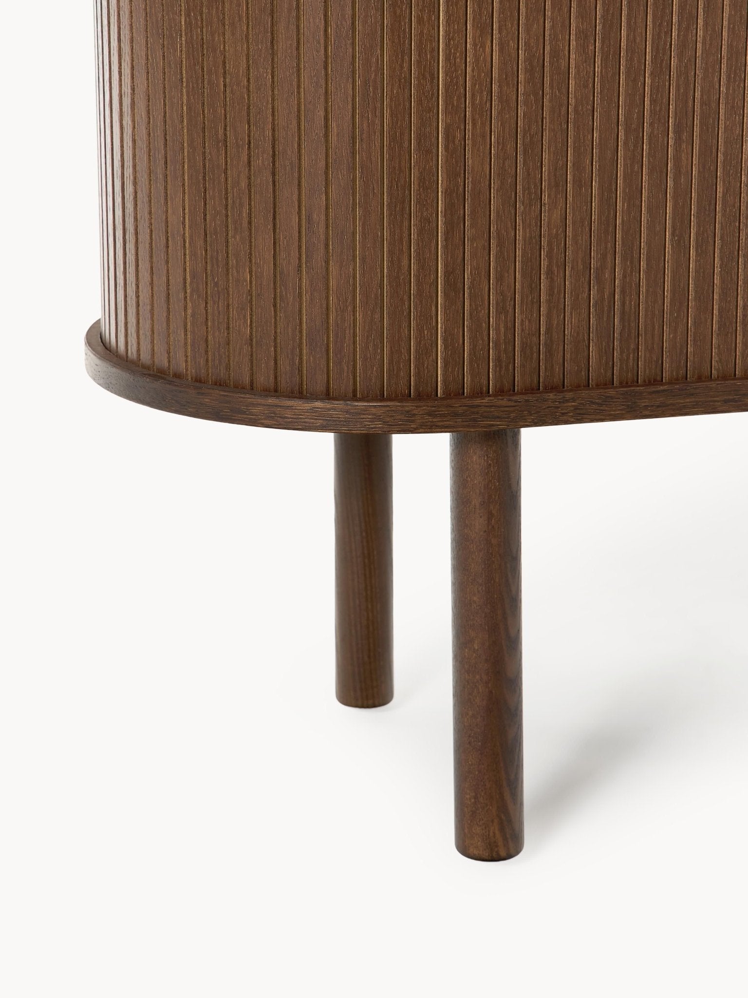 Calary Flüt Detaylı Ahşap Duvar Rafı 160x180cm - Velotti