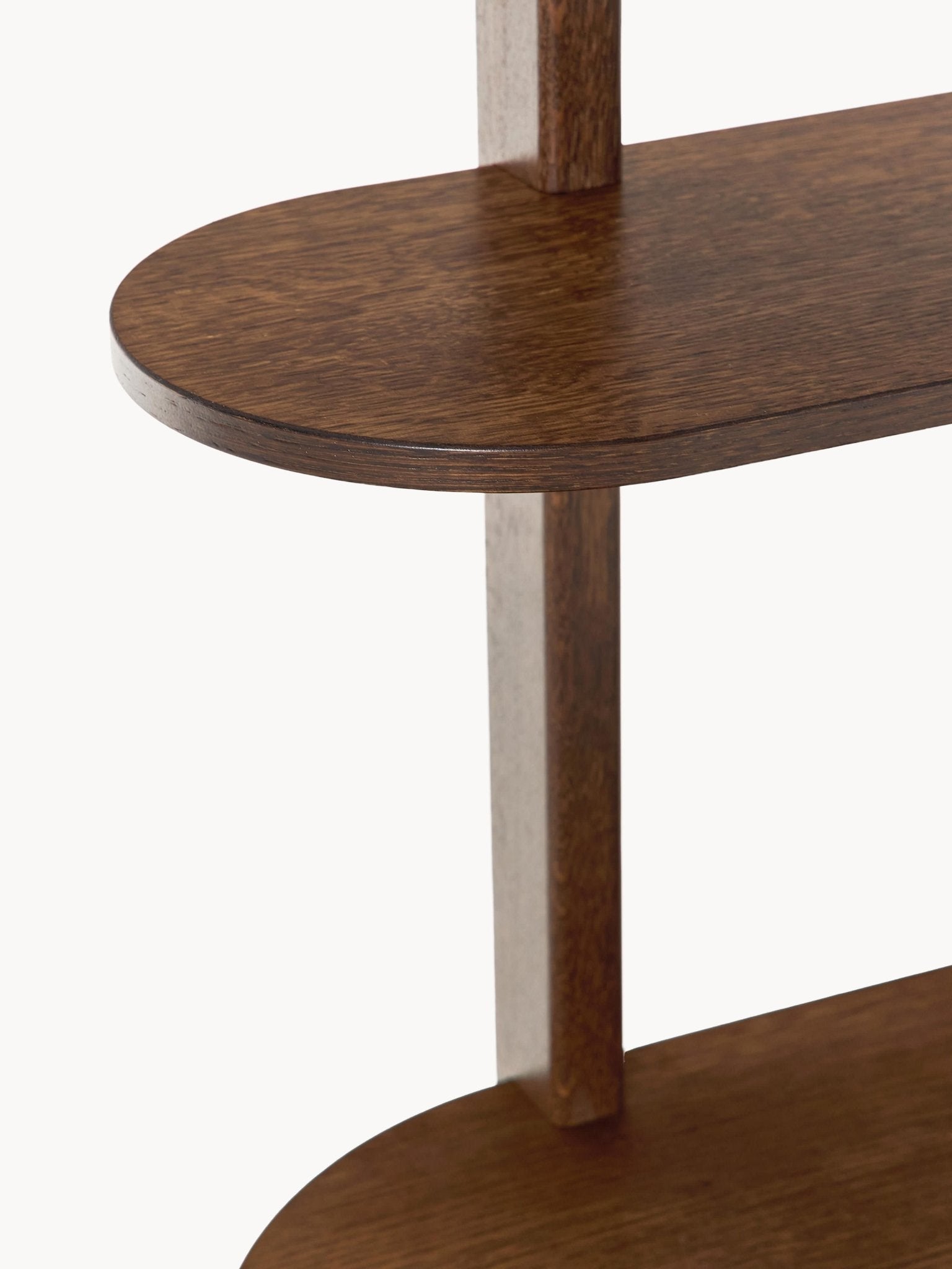 Calary Flüt Detaylı Ahşap Duvar Rafı 160x180cm - Velotti