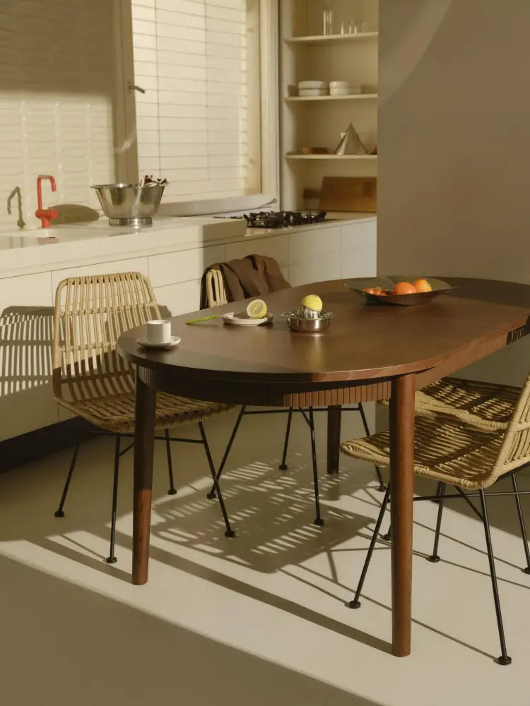 Calary Uzatılabilir Yemek Masası, Modern Meşe Tasarım 230 cm - Velotti