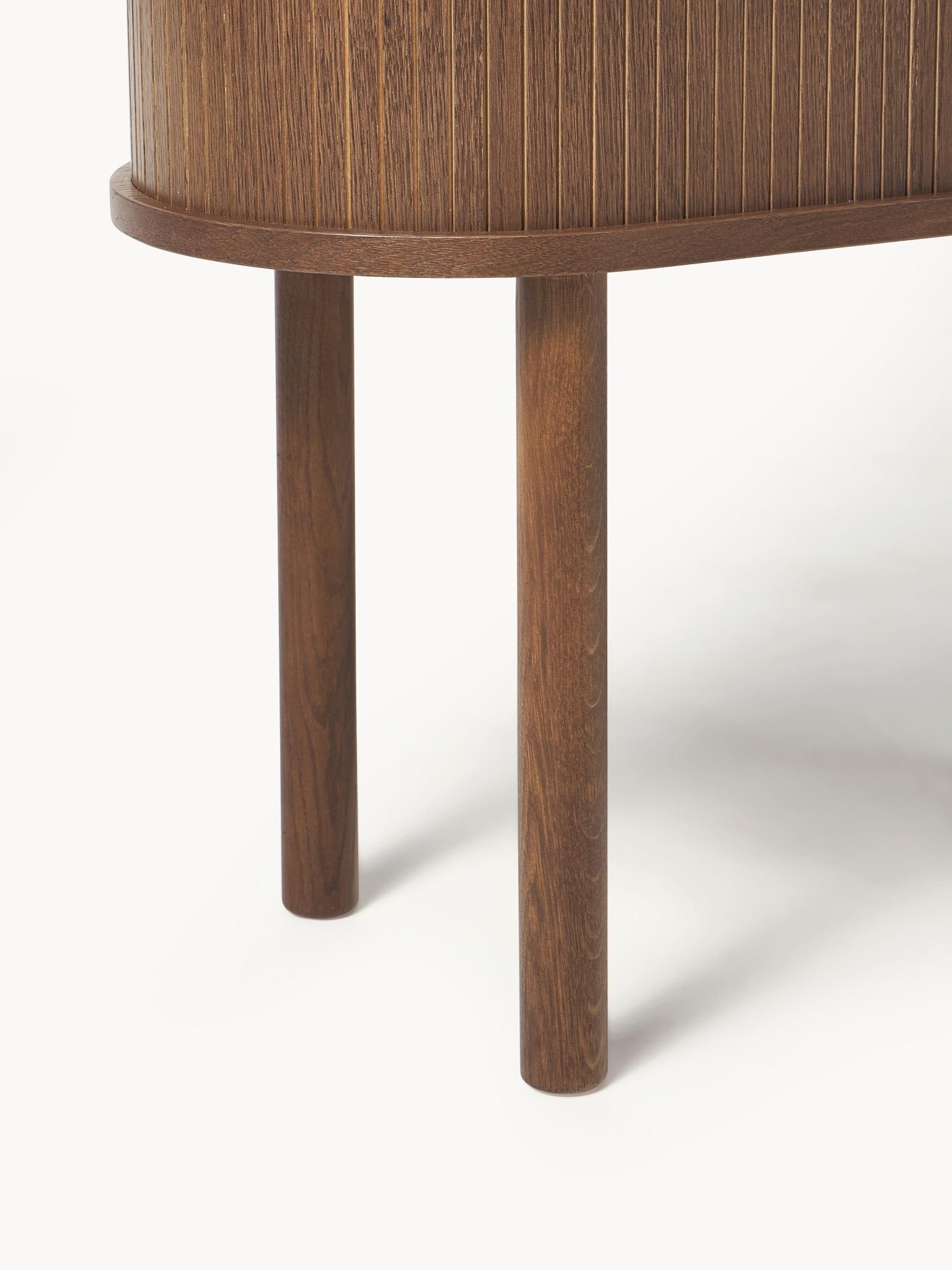 Calary Yivli Ön Yüzeyli Yüksek Dolap 75x130 cm - Velotti