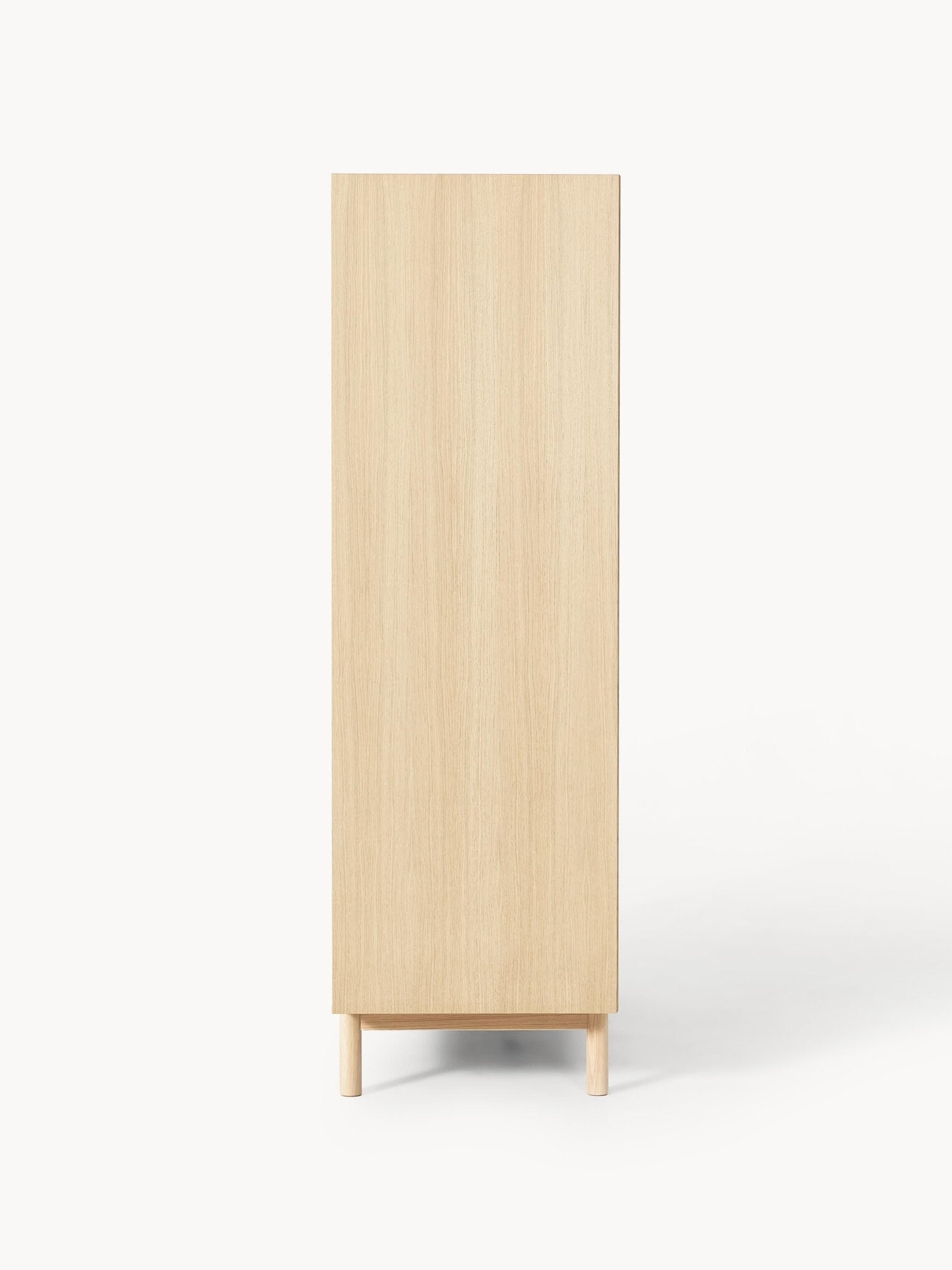 Cassy 3 Kapılı Modern Retro Ahşap Gardırop - Velotti