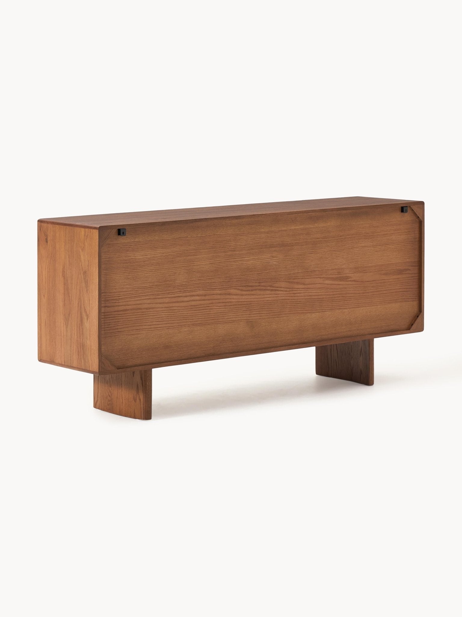 Chandler Masif Meşe Büfe Dört Bölmeli Modern Tasarım 165 cm - Velotti