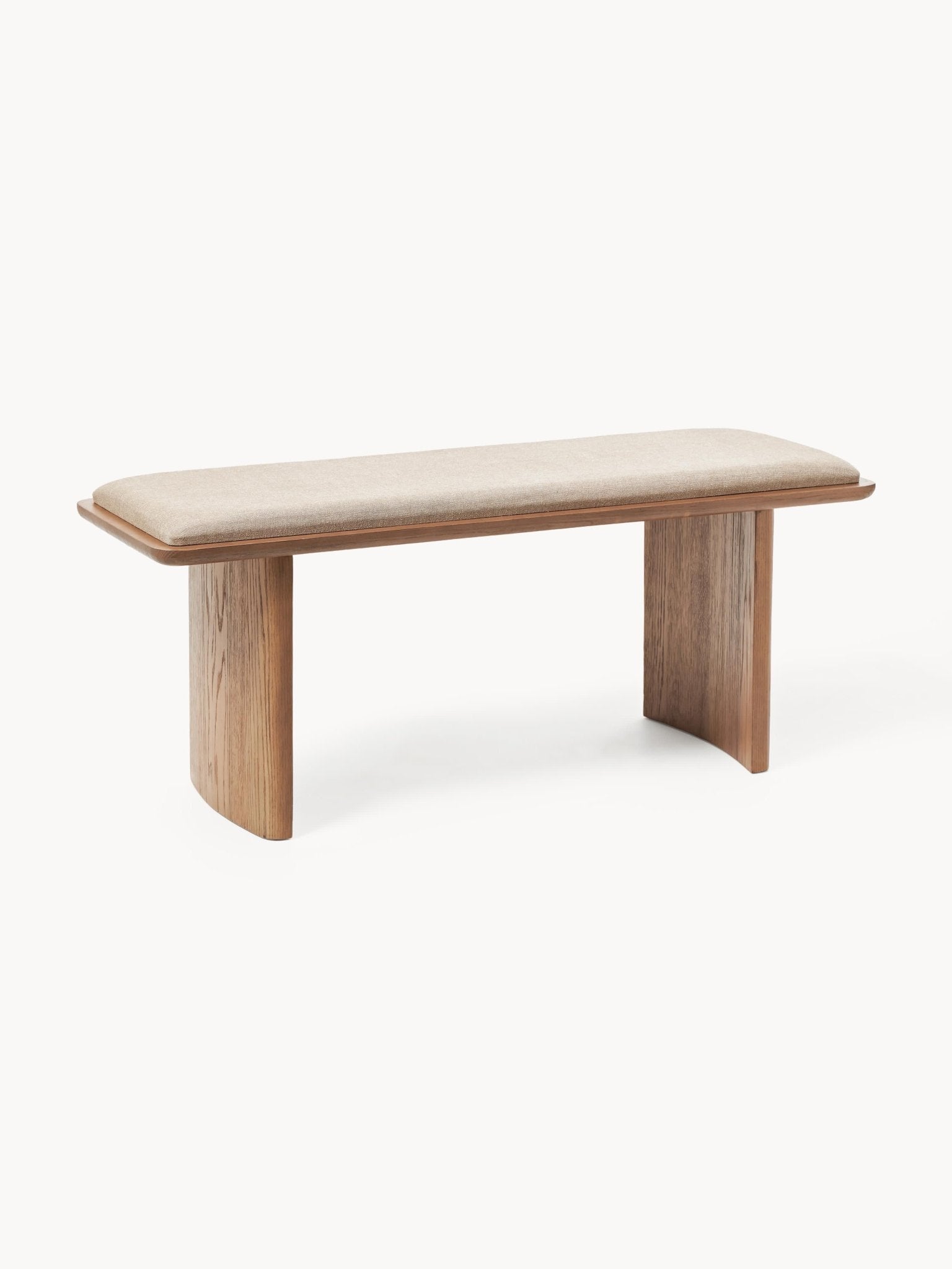 Chandler Masif Meşe Döşemeli Bank 110 cm - Velotti
