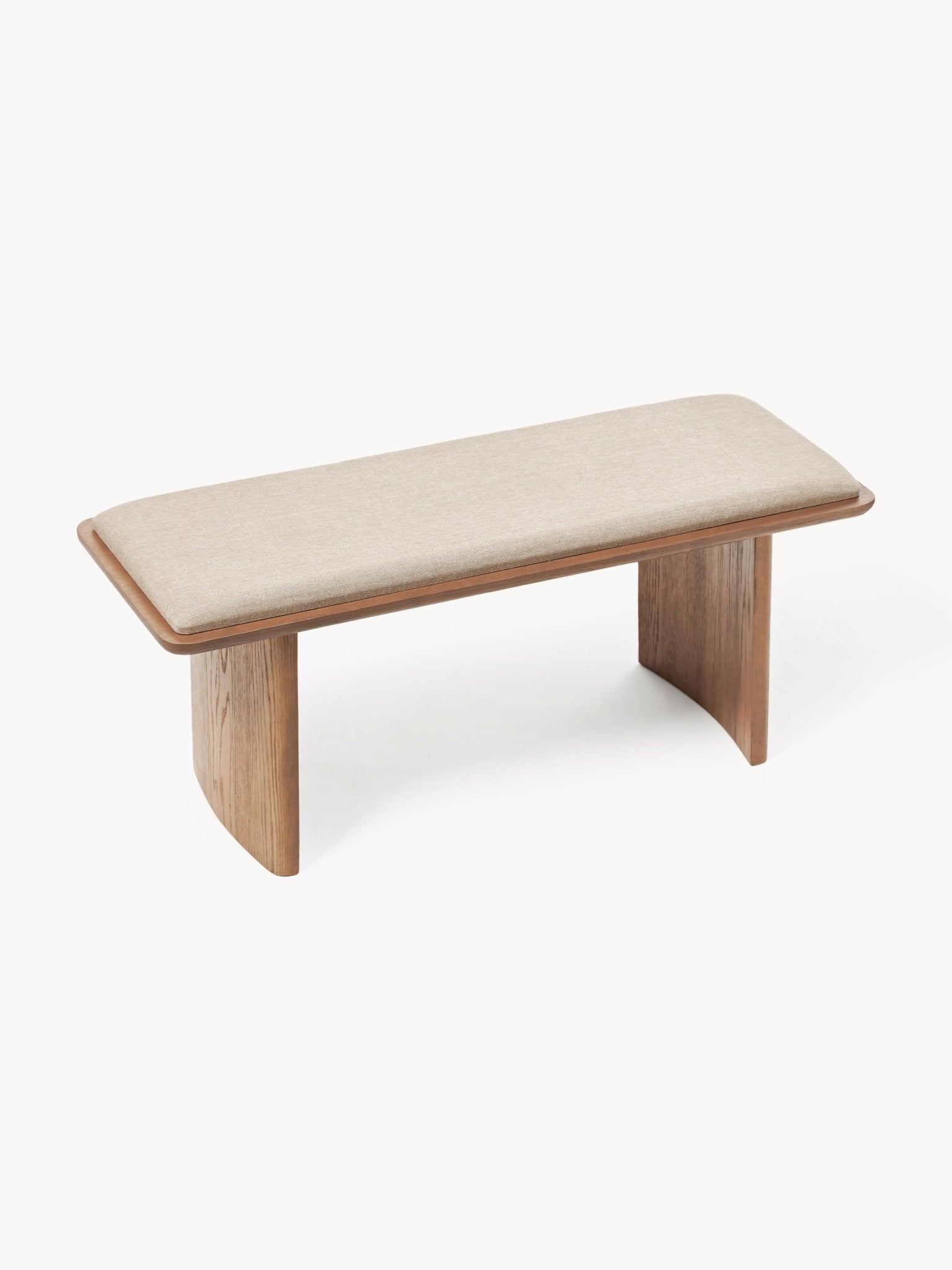 Chandler Masif Meşe Döşemeli Bank 110 cm - Velotti