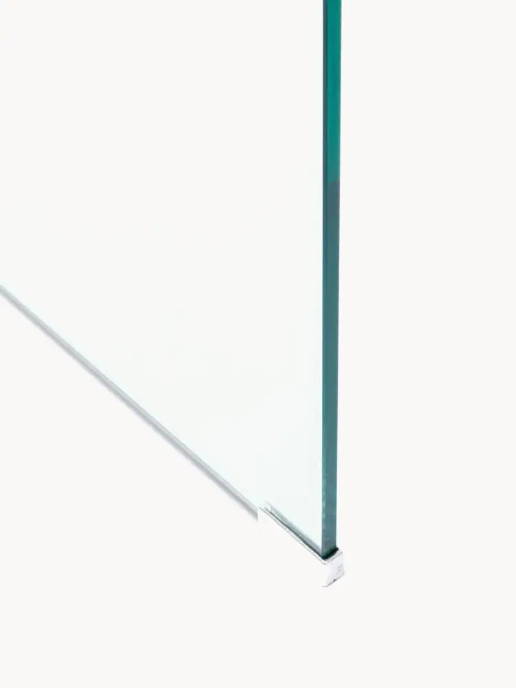 Club Cam Çalışma Masası Modern Minimalist 125cm Şeffaf Tasarım - Velotti