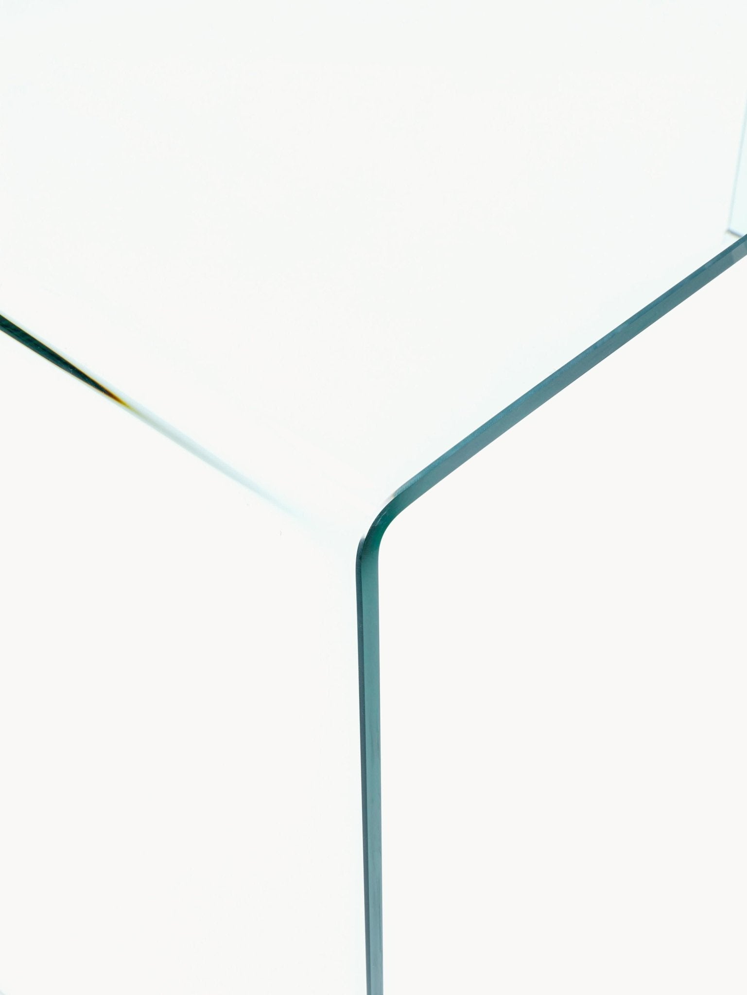 Club Cam Çalışma Masası Modern Minimalist 125cm Şeffaf Tasarım - Velotti