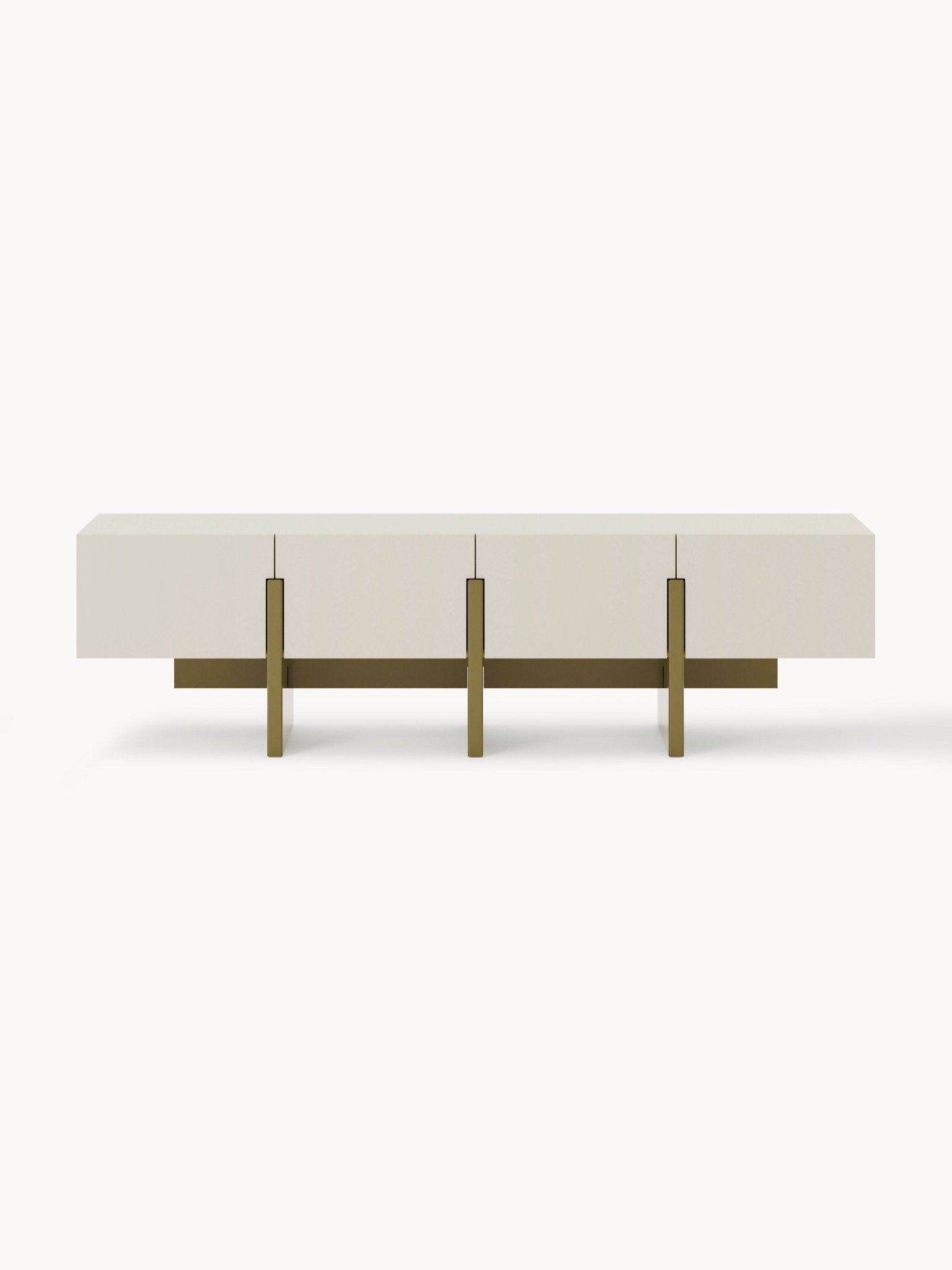 Dado Ahşap TV Ünitesi Modern Geometrik Tasarım 180 cm - Velotti