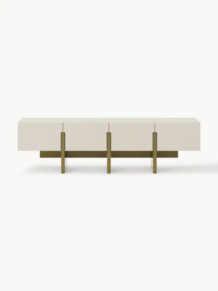 Dado Ahşap TV Ünitesi Modern Geometrik Tasarım 180 cm - Velotti