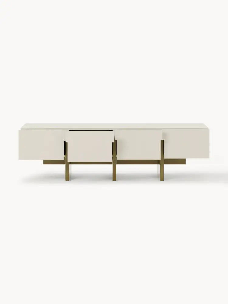 Dado Ahşap TV Ünitesi Modern Geometrik Tasarım 180 cm - Velotti