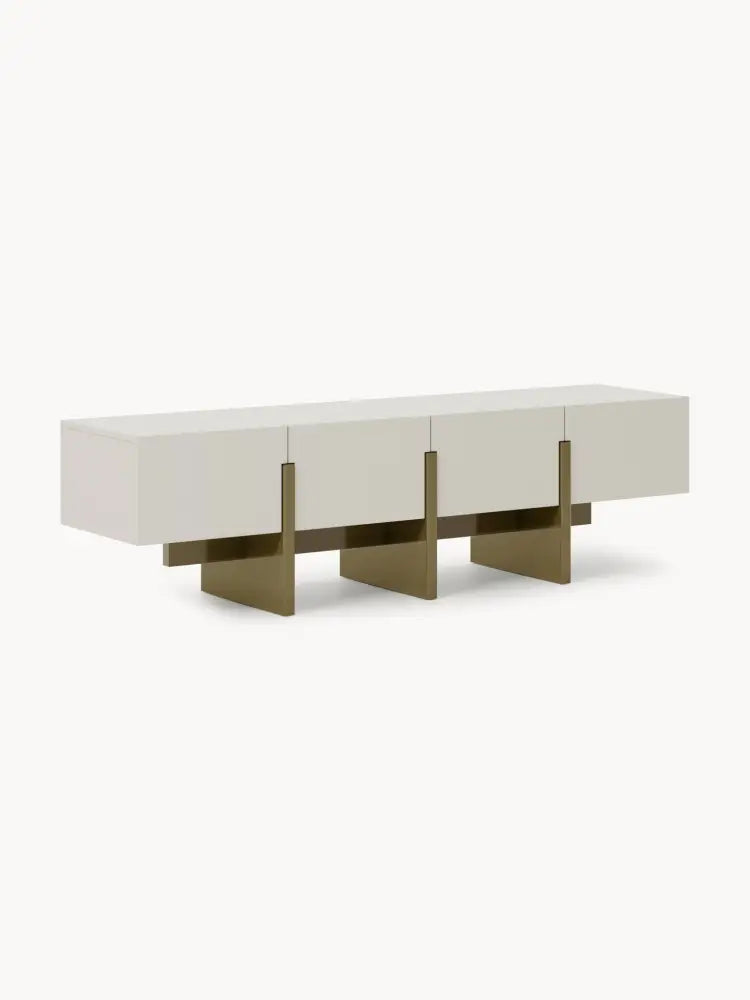 Dado Ahşap TV Ünitesi Modern Geometrik Tasarım 180 cm - Velotti