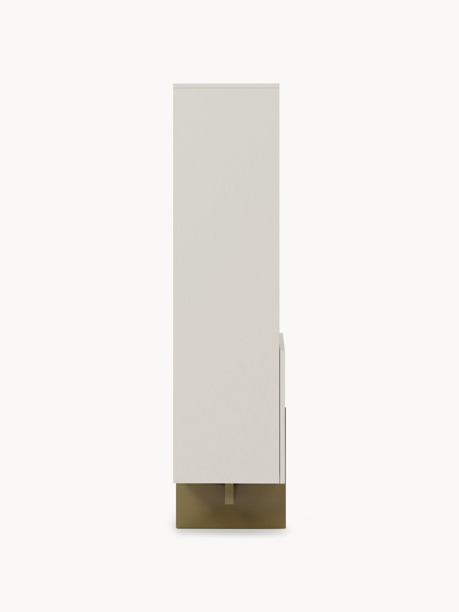 Dado Büyük Ahşap Highboard, Modern Geometrik Tasarım ve Orijinal Ayaklar - Velotti