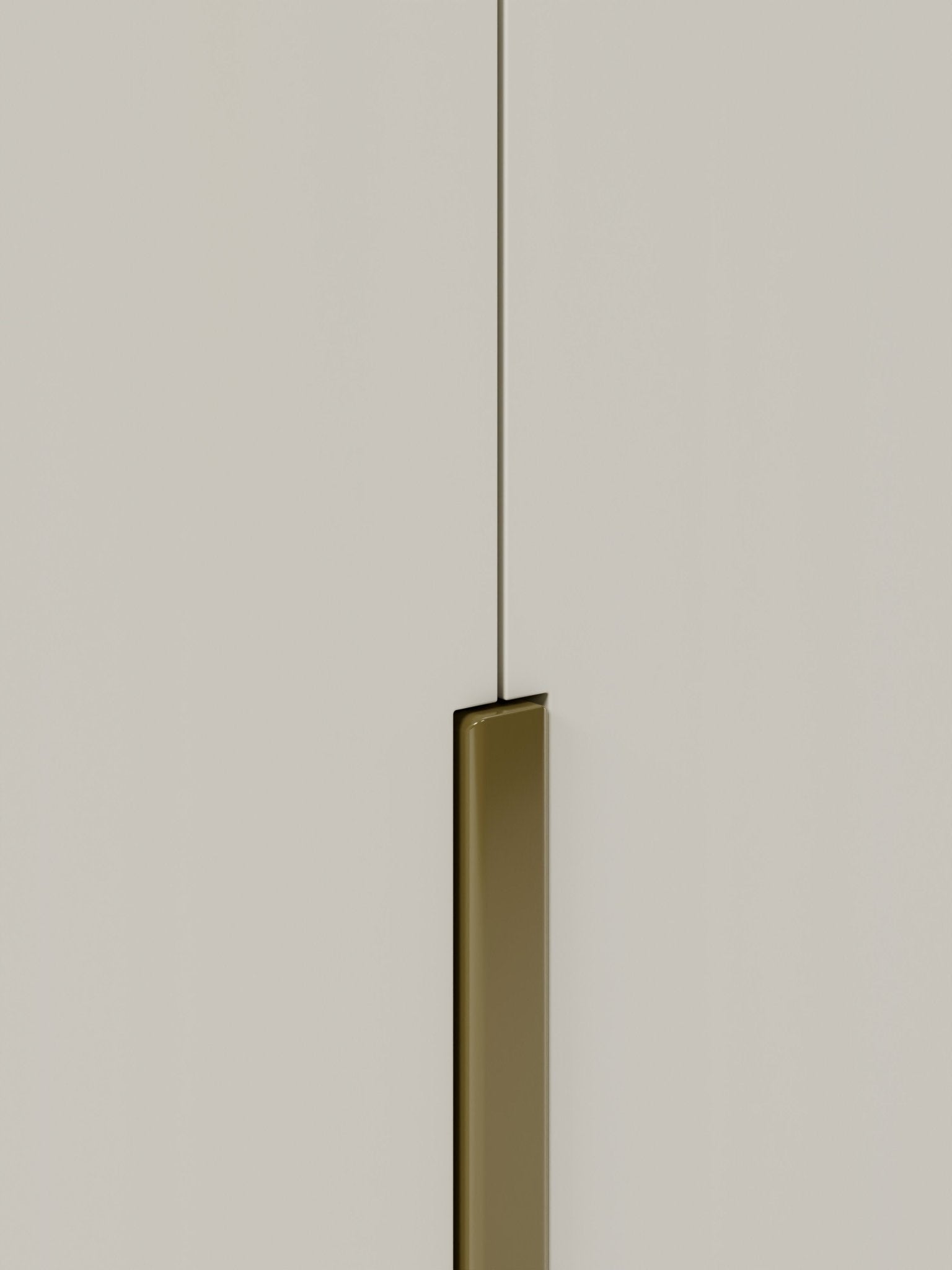 Dado Büyük Ahşap Highboard, Modern Geometrik Tasarım ve Orijinal Ayaklar - Velotti