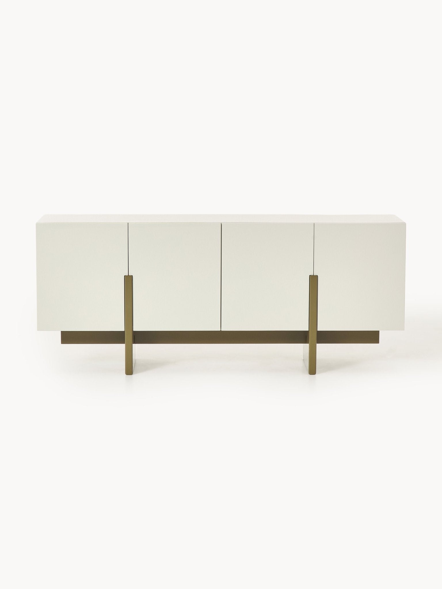Dado Modern Ahşap Dressoir 180cm Bej ve Zeytin Yeşili - Velotti