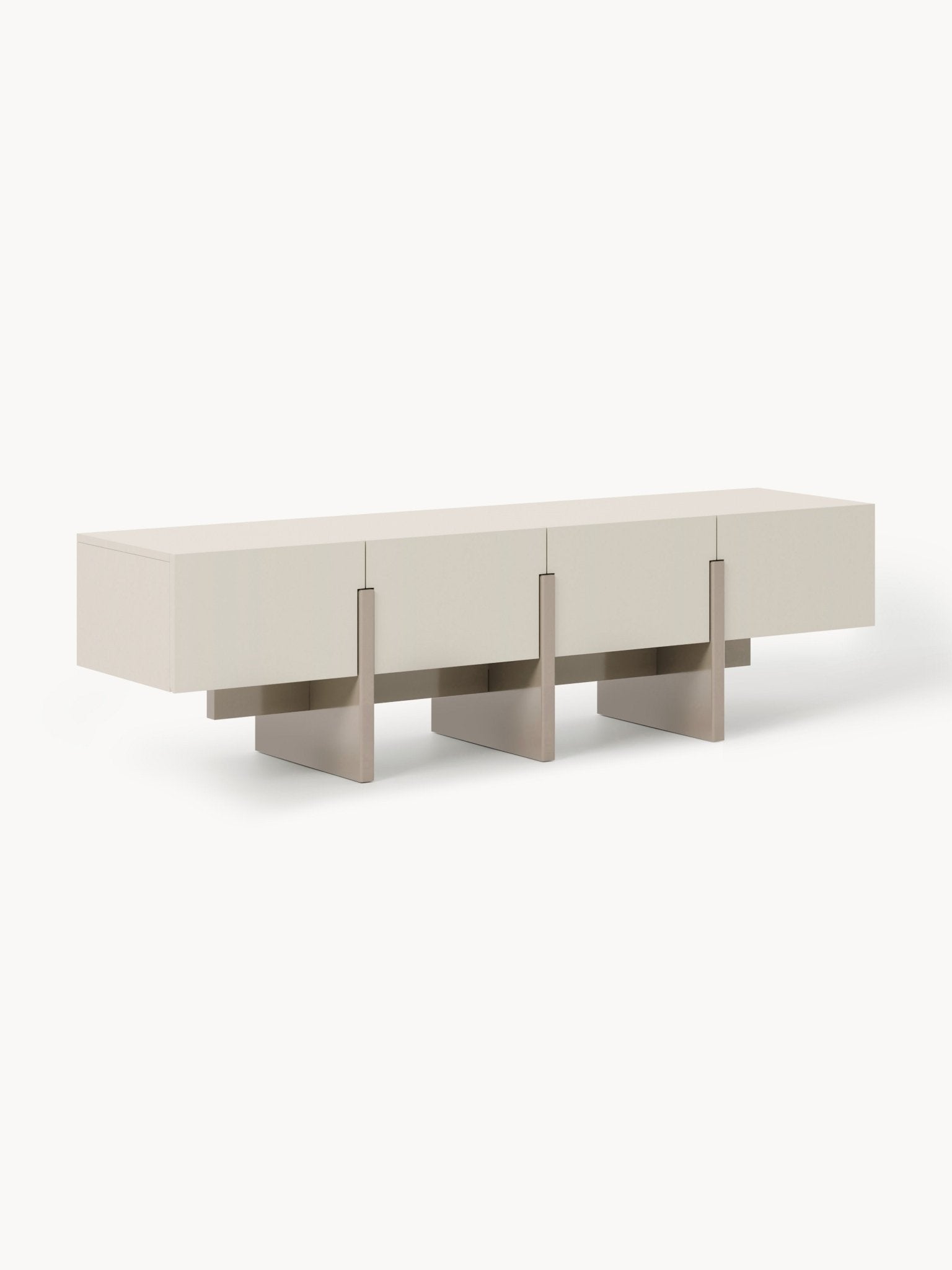 Dado Modern Ahşap TV Ünitesi 180 cm Bej ve Taupe - Velotti
