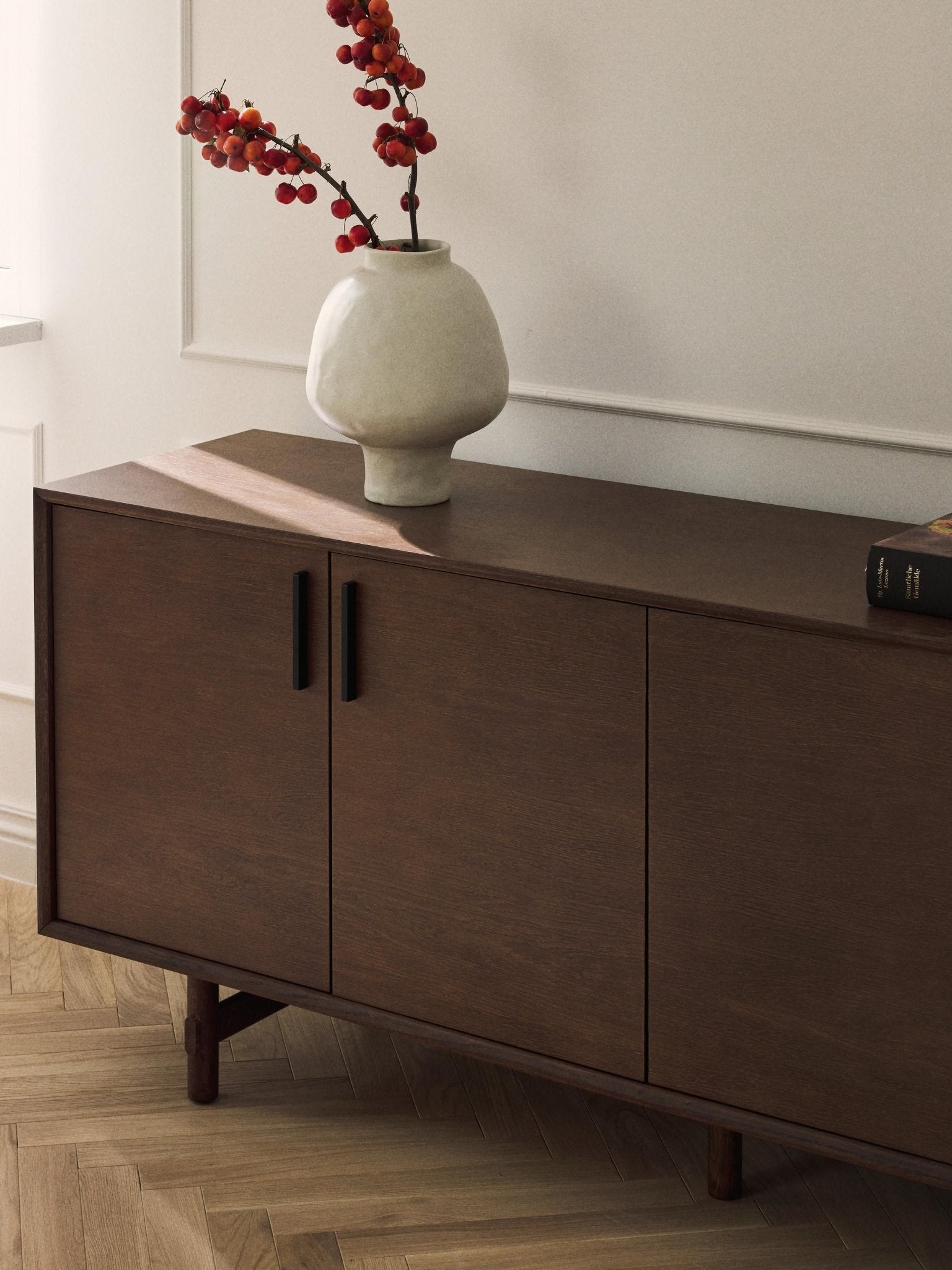 Diana Meşe Ağacı Dressoir 180 cm Modern İskandinav Tasarım - Velotti