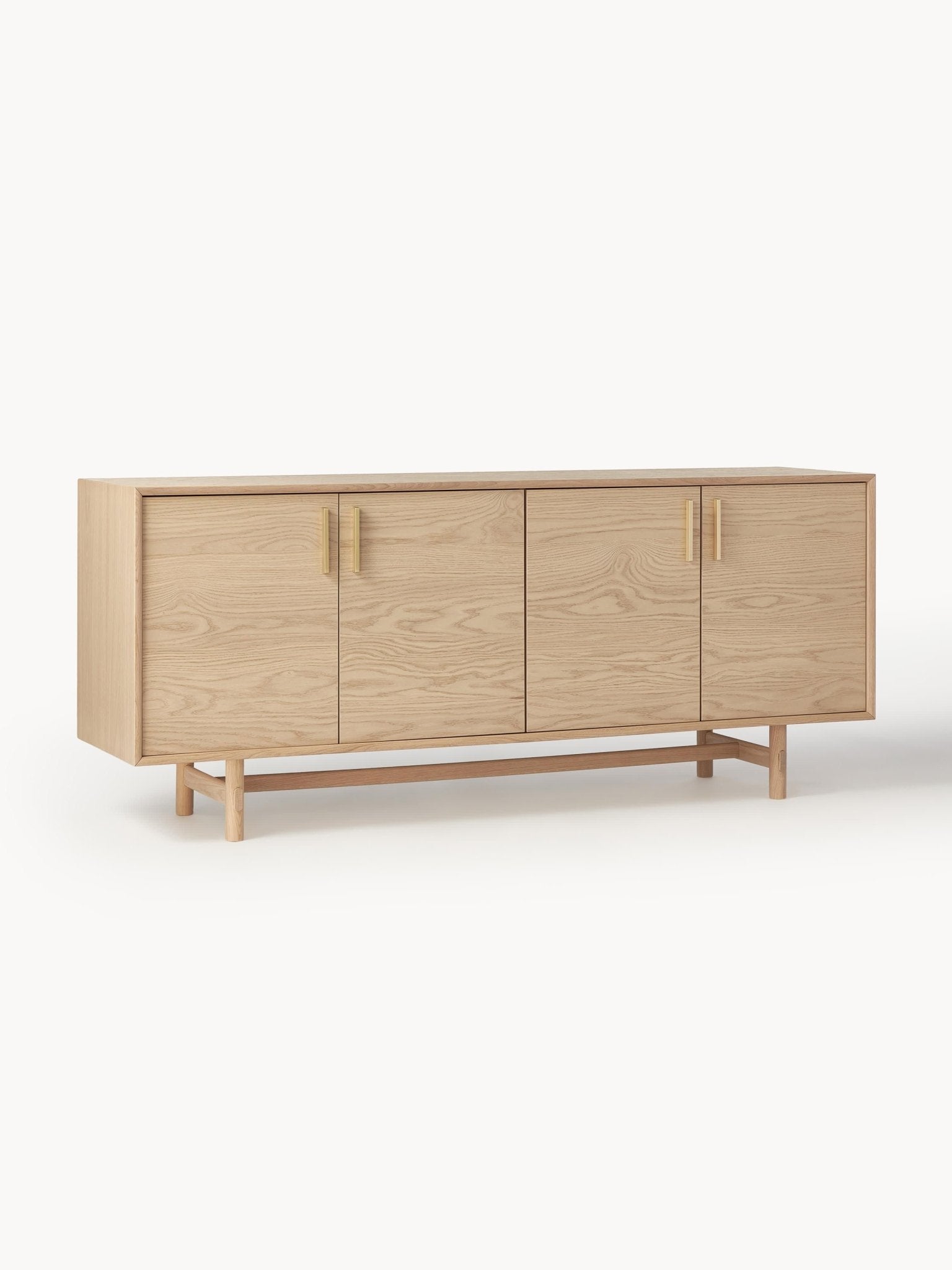 Diana Meşe Dressoir 180 cm Modern Lüks Depolama Ünitesi - Velotti