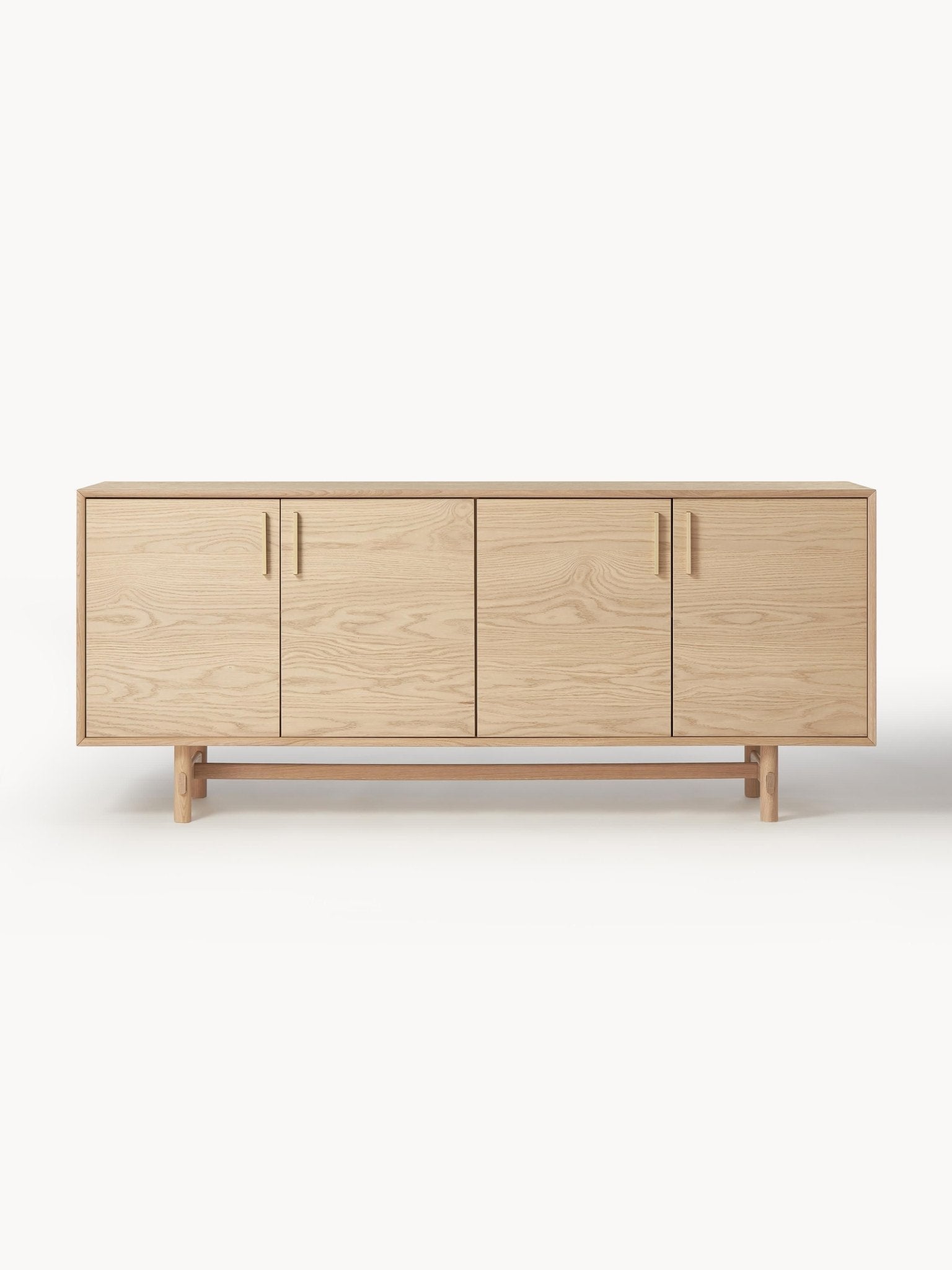 Diana Meşe Dressoir 180 cm Modern Lüks Depolama Ünitesi - Velotti