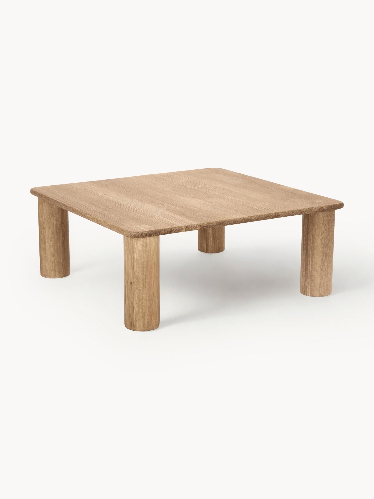 Didi Masif Meşe Orta Sehpa 90x90 cm - Velotti