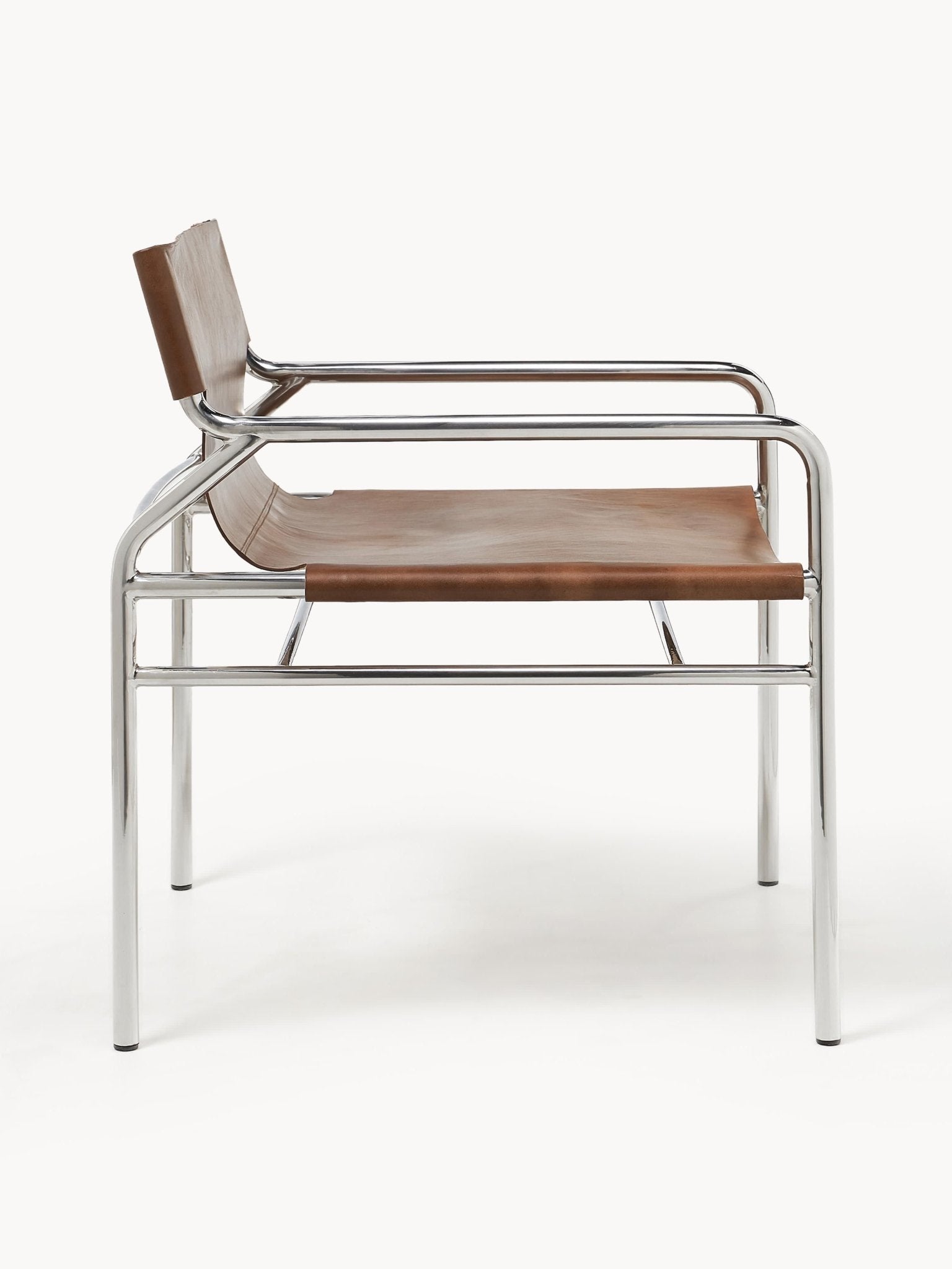 Dion Lounge Koltuk %100 Deri Cilalı Metal Çerçeve - Velotti