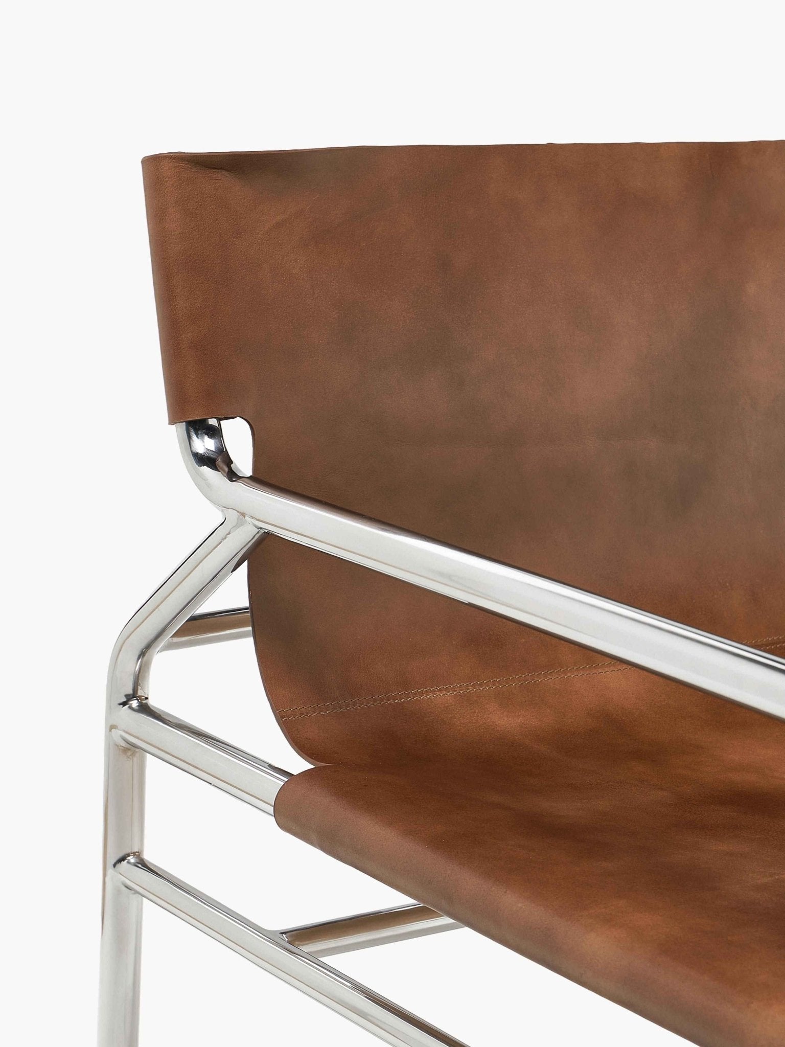 Dion Lounge Koltuk %100 Deri Cilalı Metal Çerçeve - Velotti