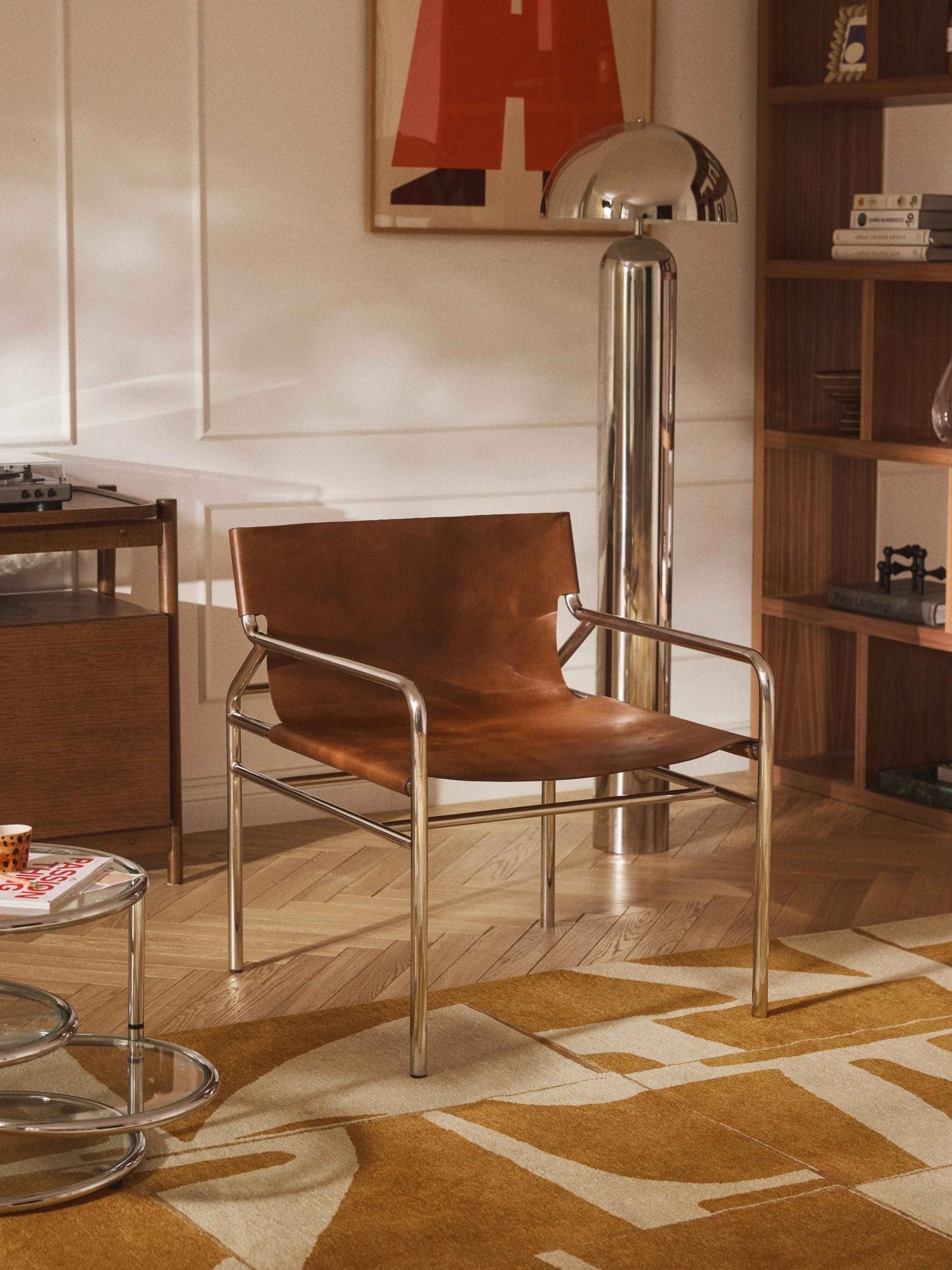 Dion Lounge Koltuk %100 Deri Cilalı Metal Çerçeve - Velotti