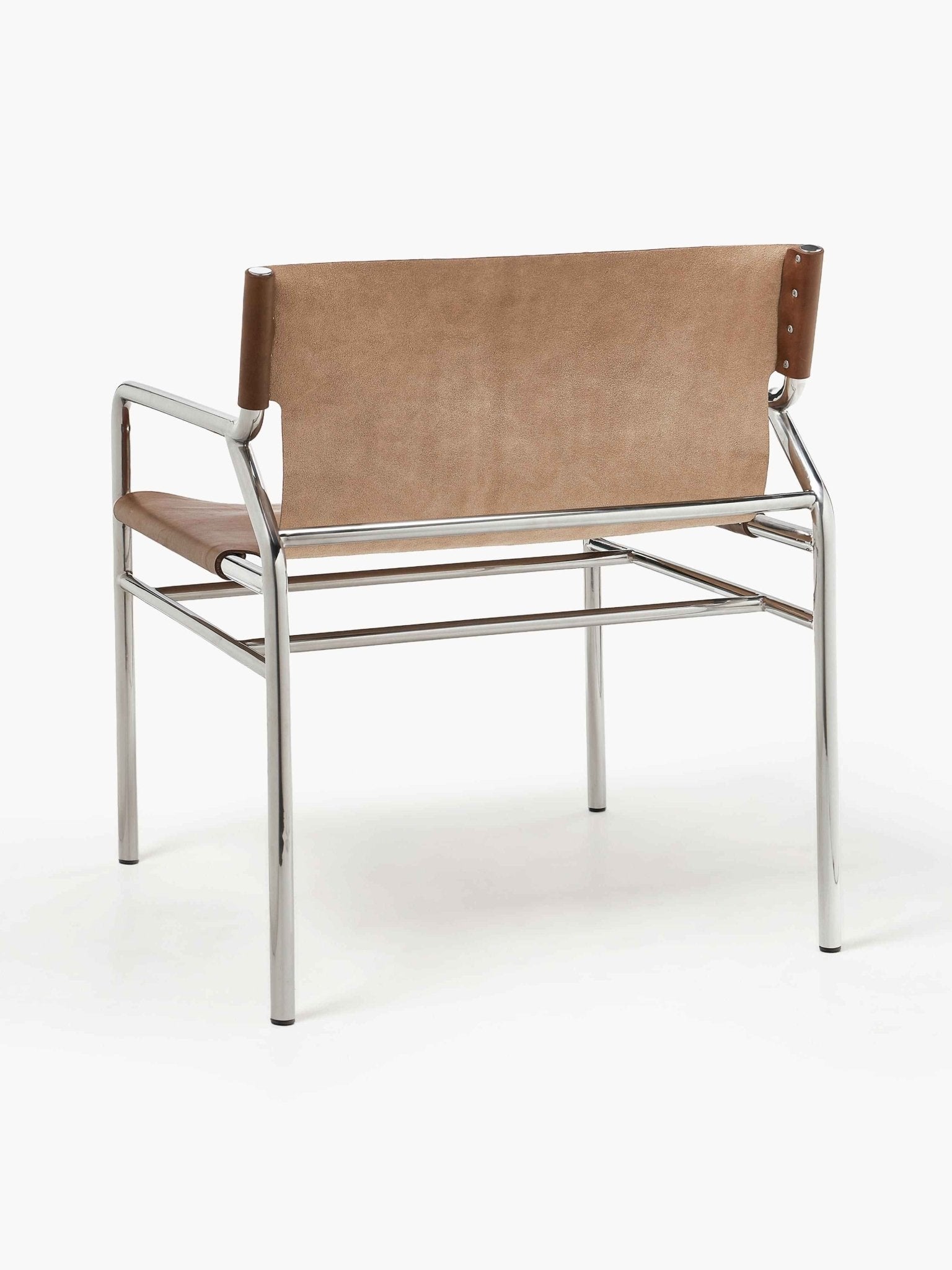 Dion Lounge Koltuk %100 Deri Cilalı Metal Çerçeve - Velotti