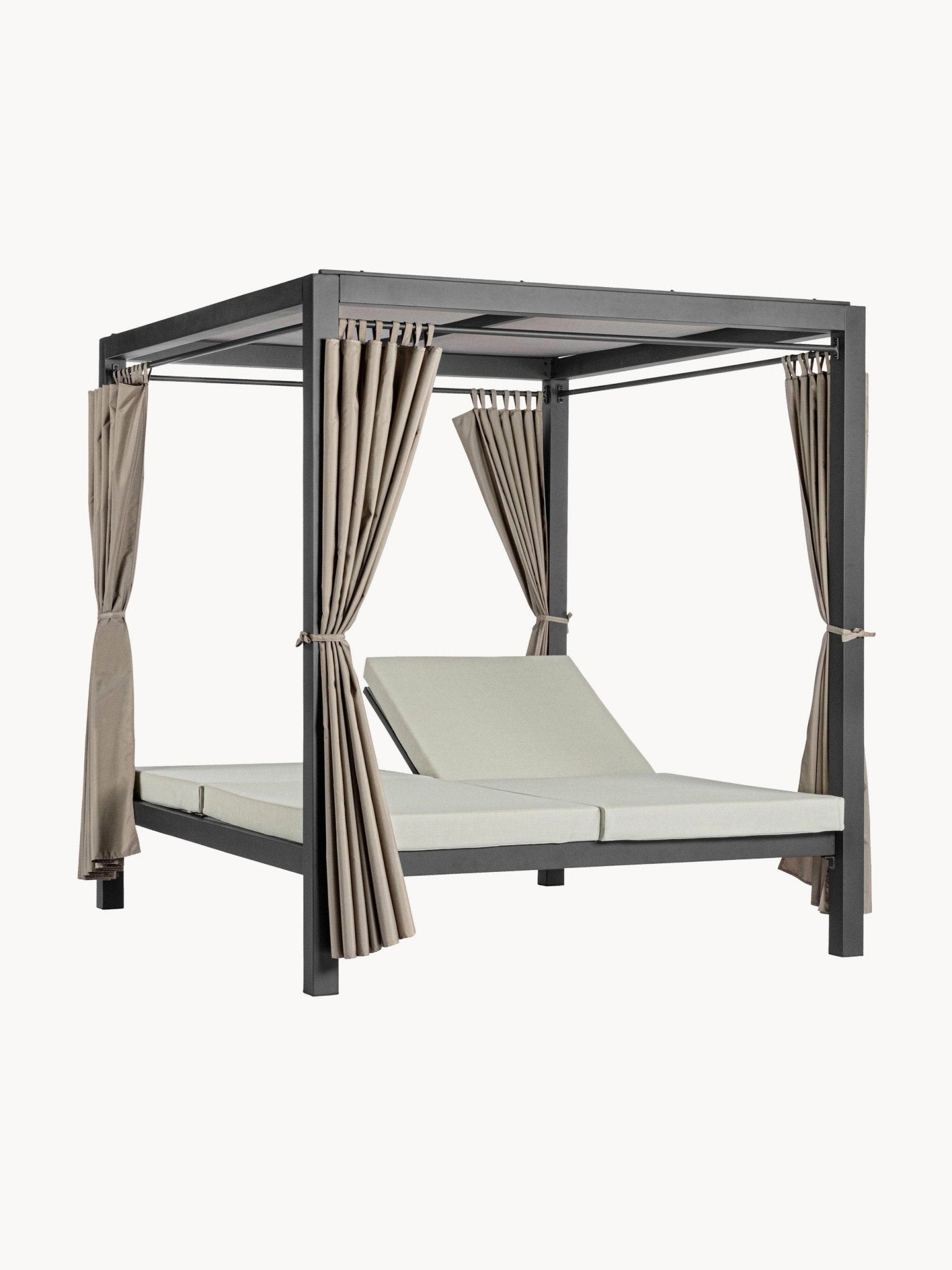 Dream Çift Kişilik Gölgelikli Bahçe Daybed'i - Velotti