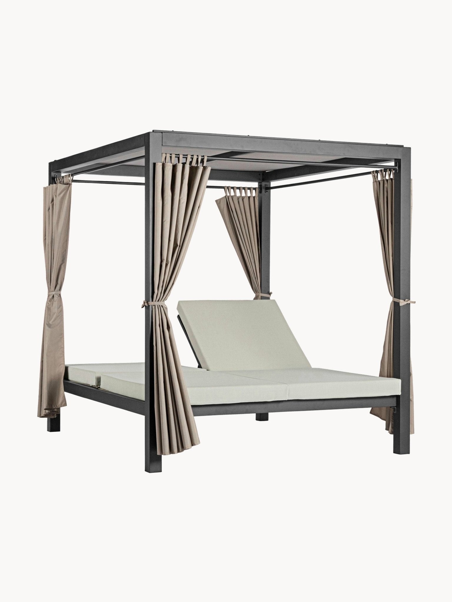 Dream Çift Kişilik Gölgelikli Bahçe Daybed'i - Velotti