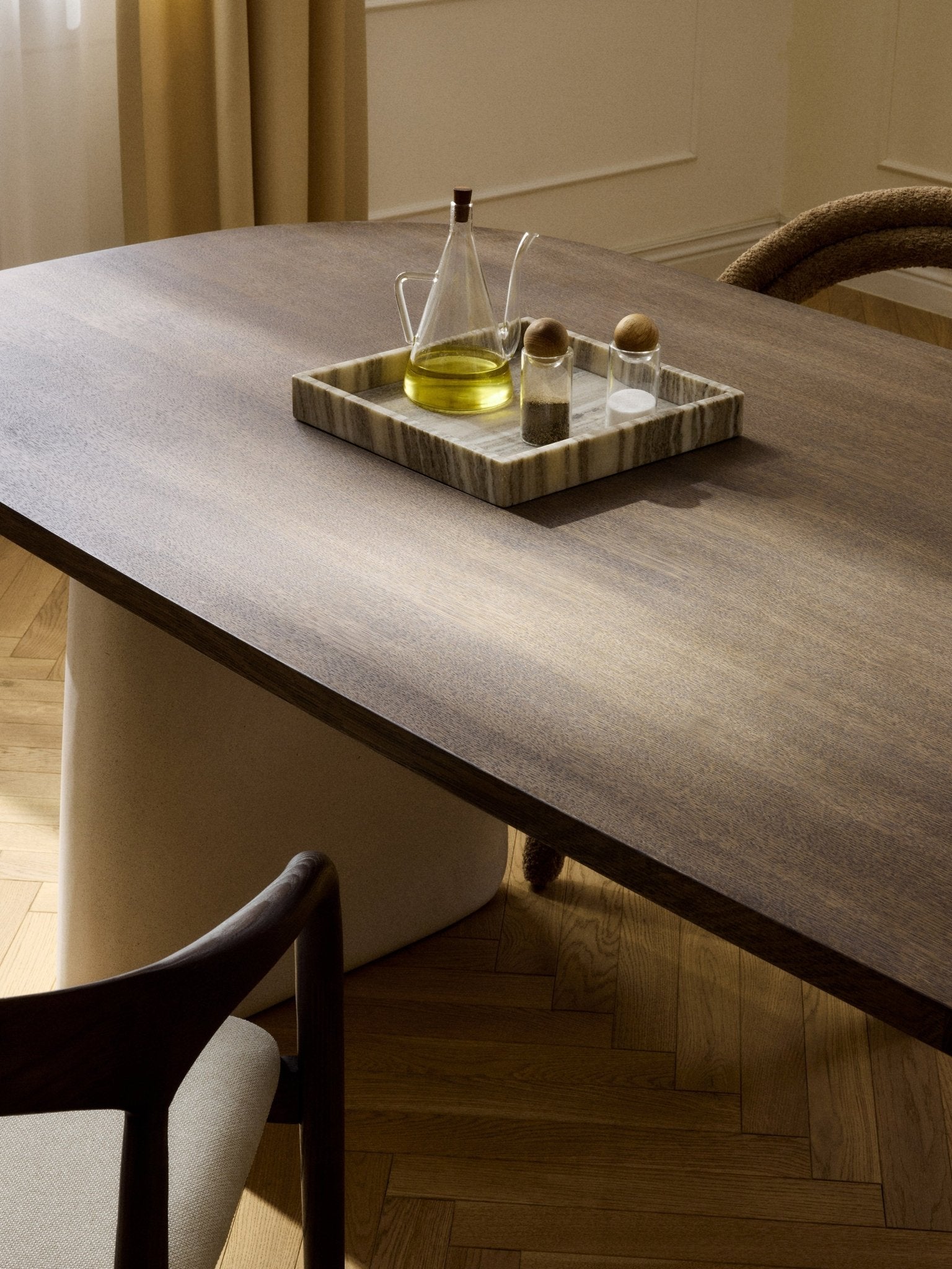 Dune Oval Yemek Masası 200 cm - Velotti