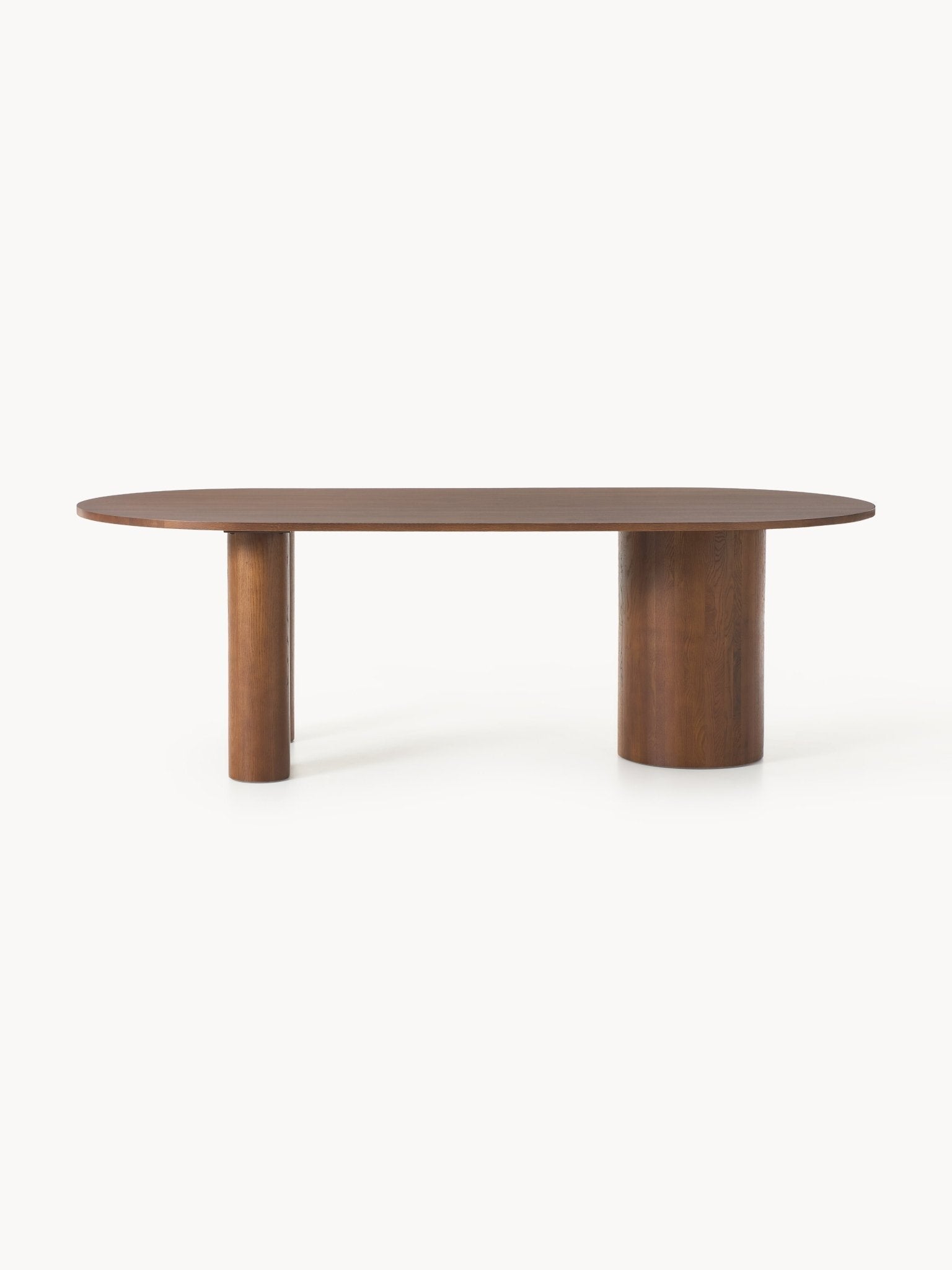 Dunia Oval Meşe Yemek Masası Lüks Tasarım 240x110 cm - Velotti