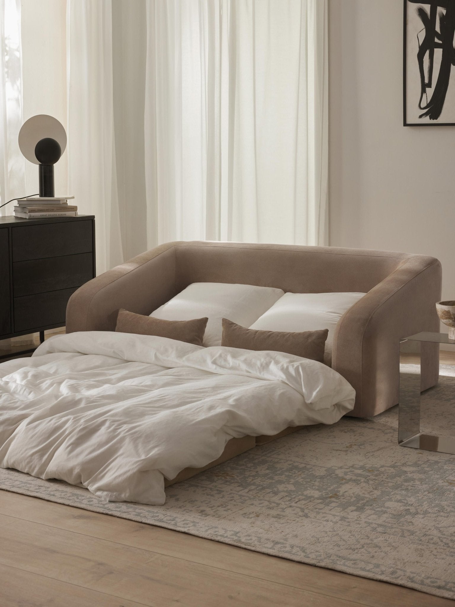 Eliot 2-Kişilik Yataklı Kanepe Modern Minimalist Tasarım - Velotti