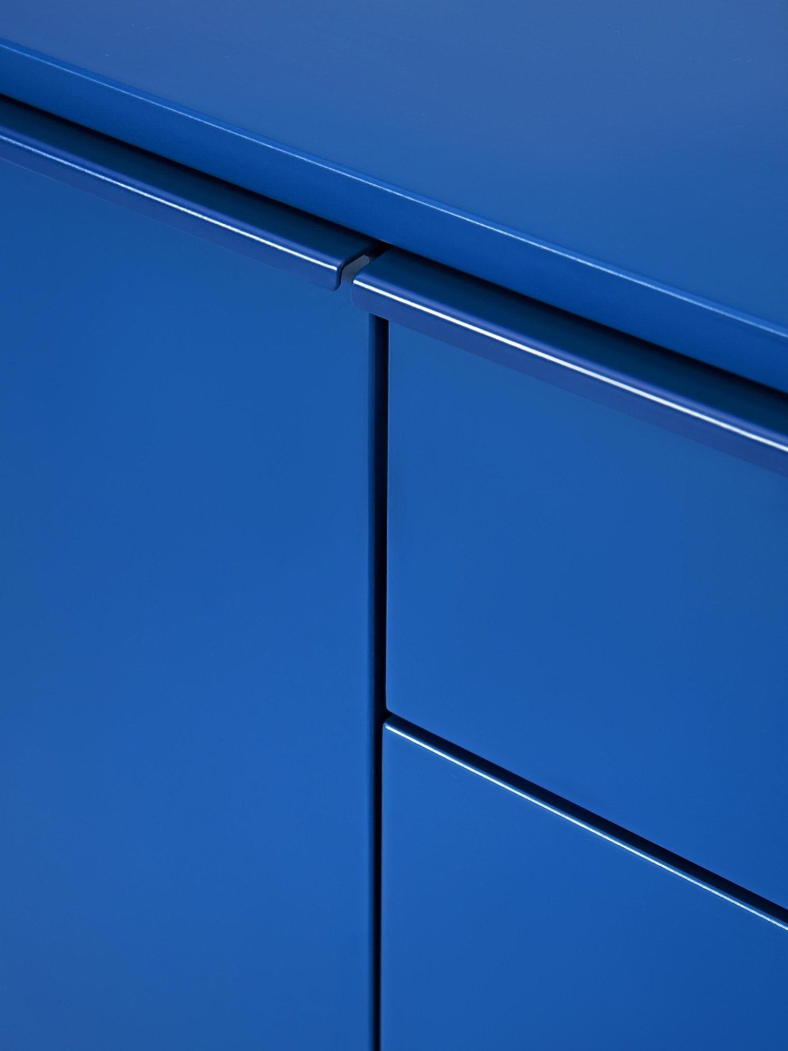 Elona Modern Dressoir Mat Kraliyet Mavisi - Velotti