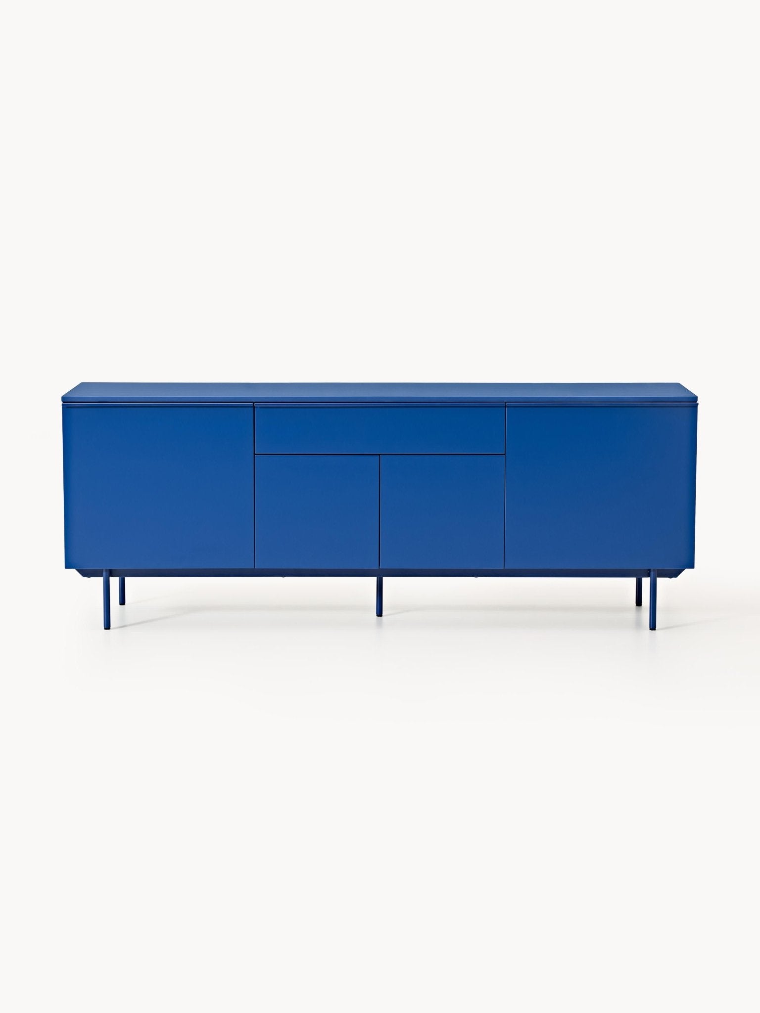 Elona Modern Dressoir Mat Kraliyet Mavisi - Velotti